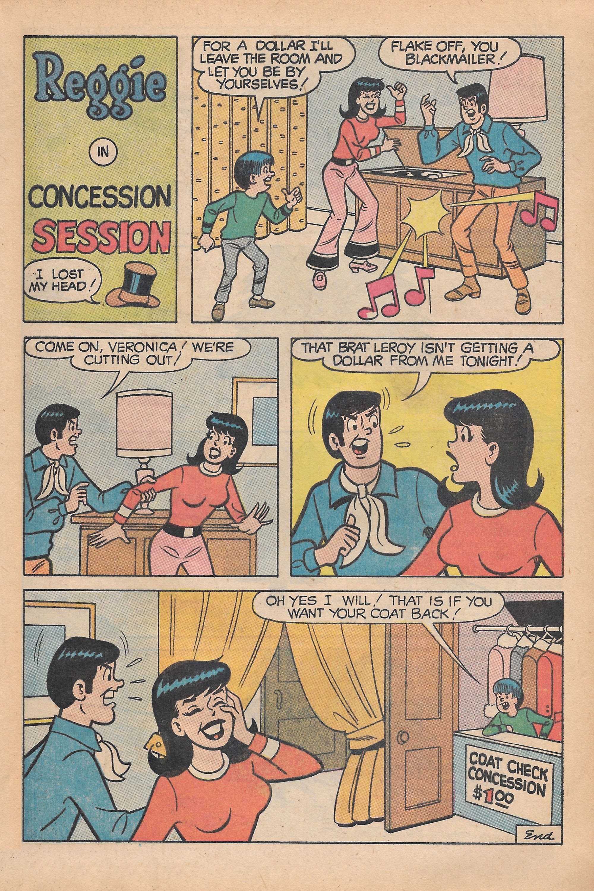 Read online Reggie's Wise Guy Jokes comic -  Issue #11 - 23