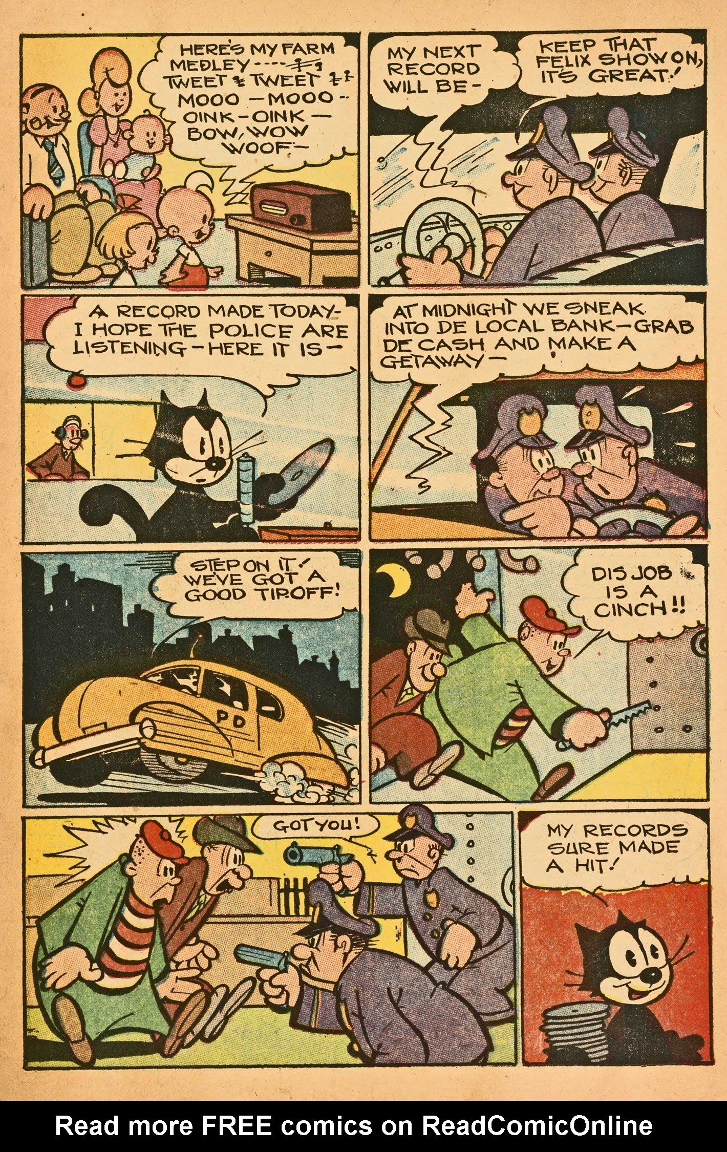 Read online Felix the Cat (1951) comic -  Issue #39 - 11