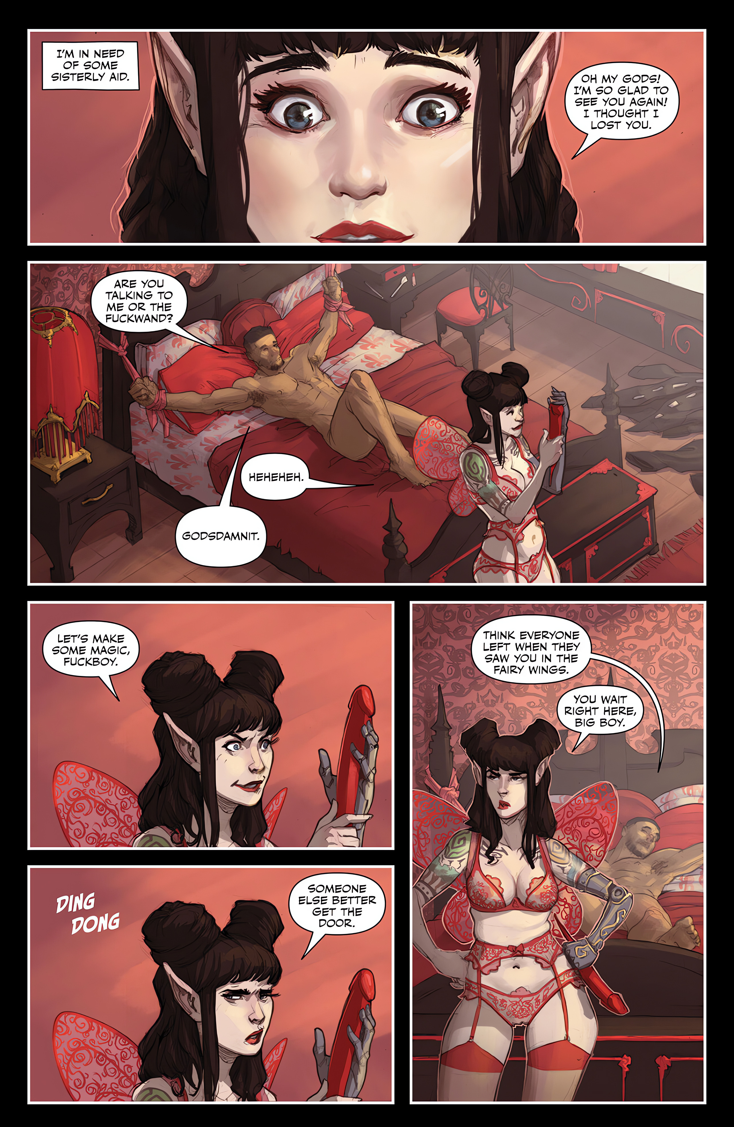 Read online Rat Queens: Sisters Warriors Queens comic -  Issue # TPB - 14