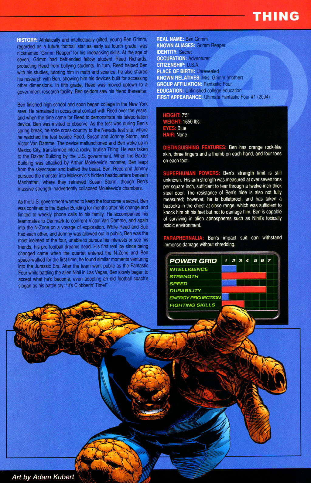 Read online Official Handbook of the Ultimate Marvel Universe 2005: The Fantastic Four & Spider-Man comic -  Issue # Full - 45