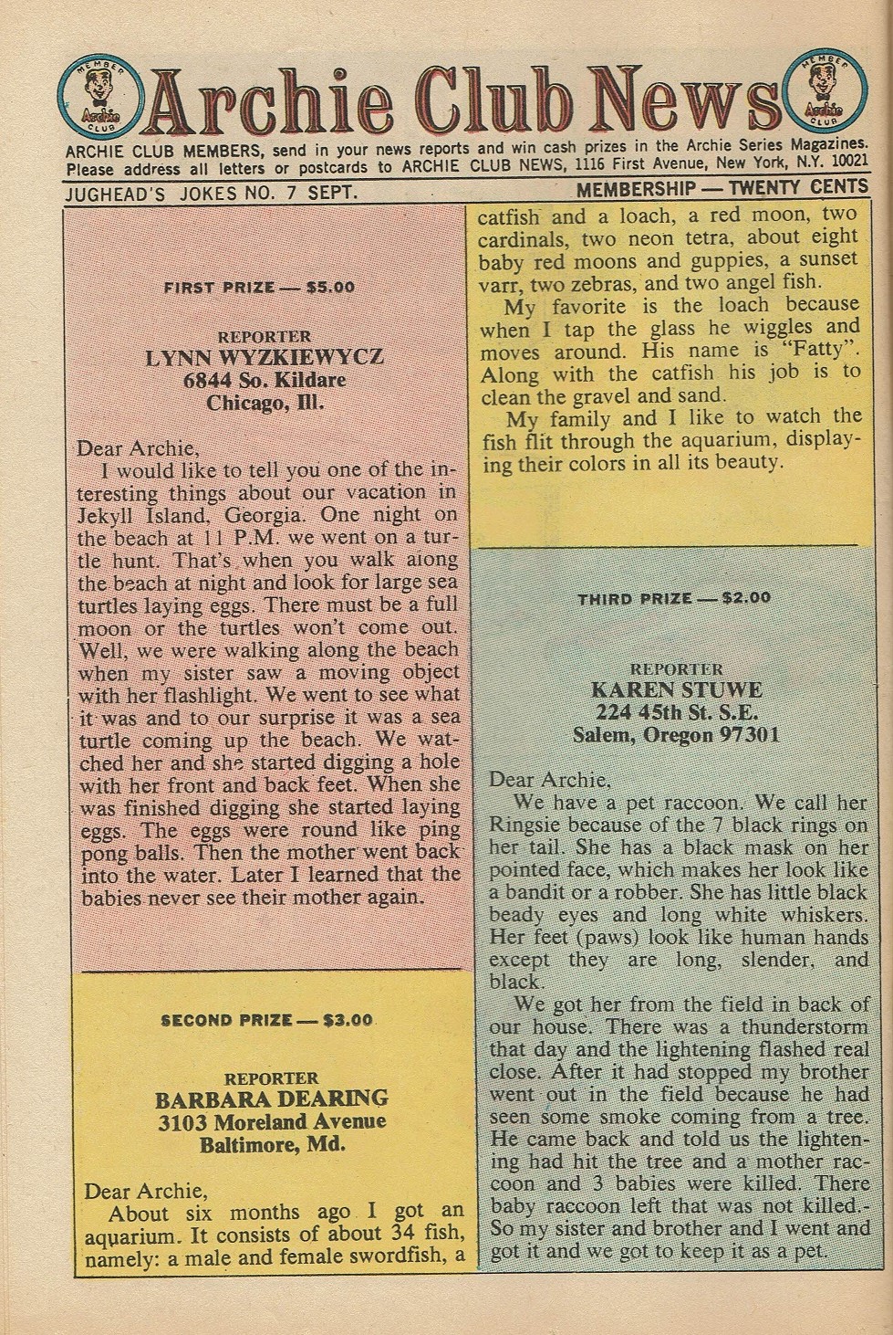 Read online Jughead's Jokes comic -  Issue #7 - 25