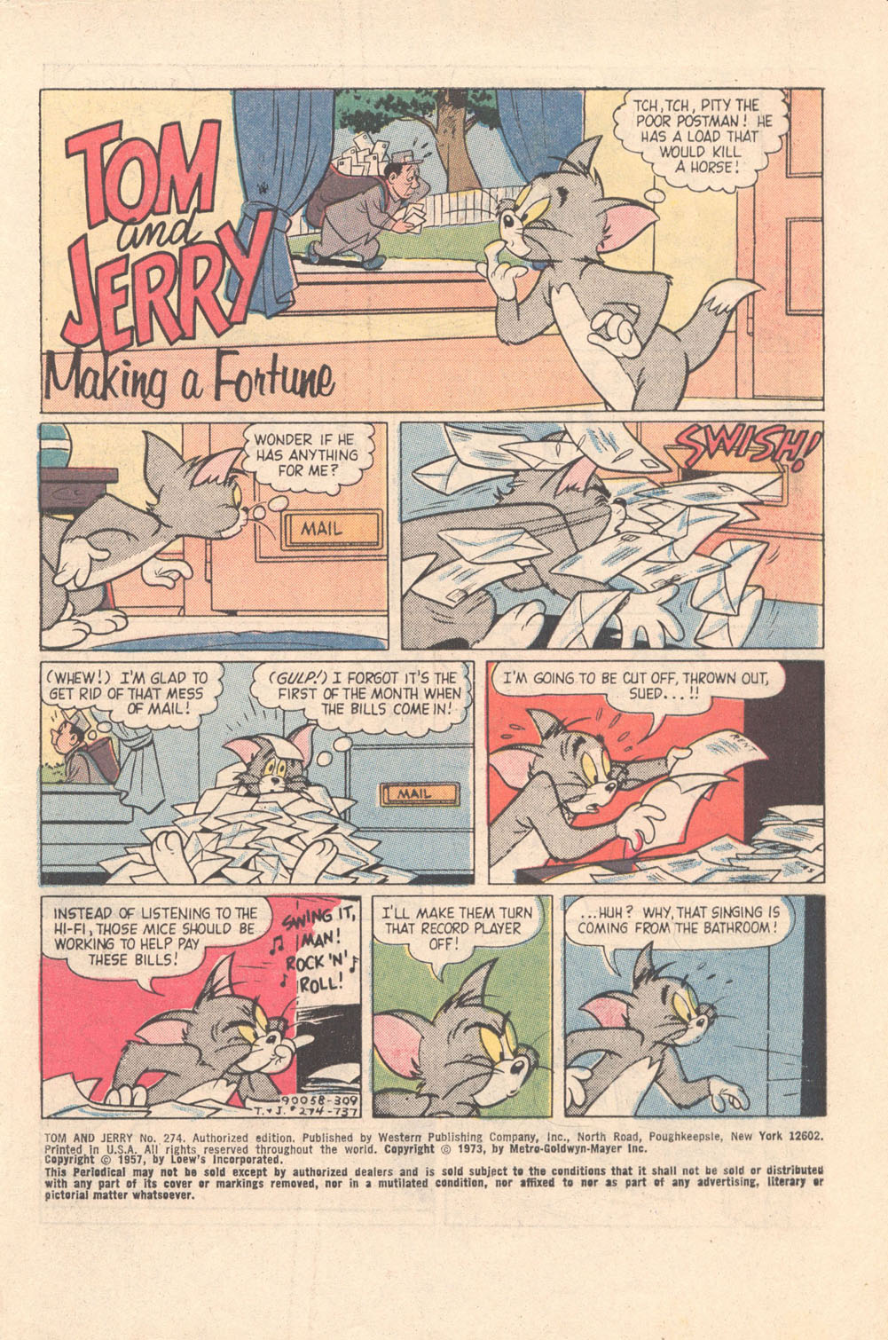Read online Tom and Jerry comic -  Issue #274 - 3