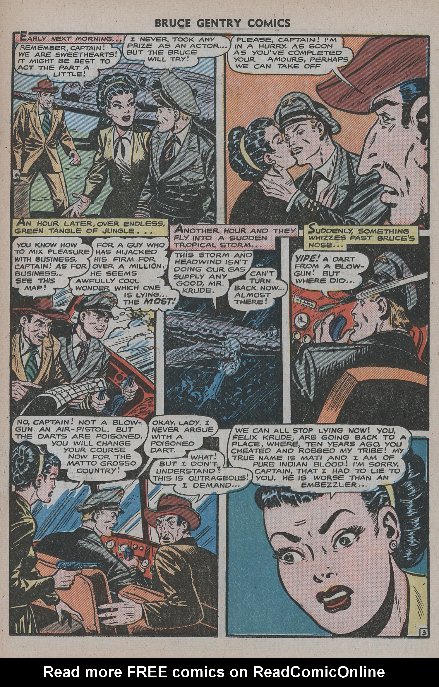 Read online Bruce Gentry comic -  Issue #8 - 23