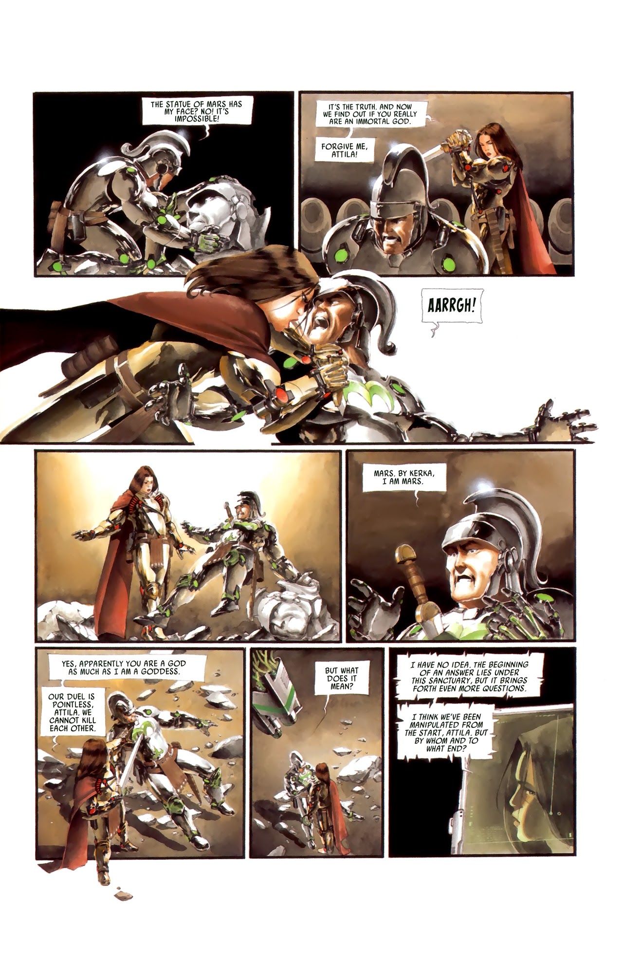 Read online Scourge Of The Gods: The Fall comic -  Issue #1 - 47