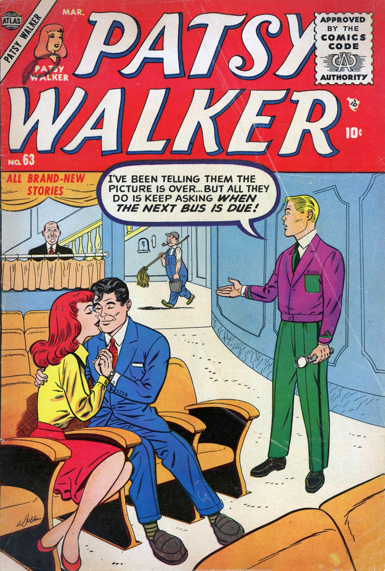 Read online Patsy Walker comic -  Issue #63 - 1