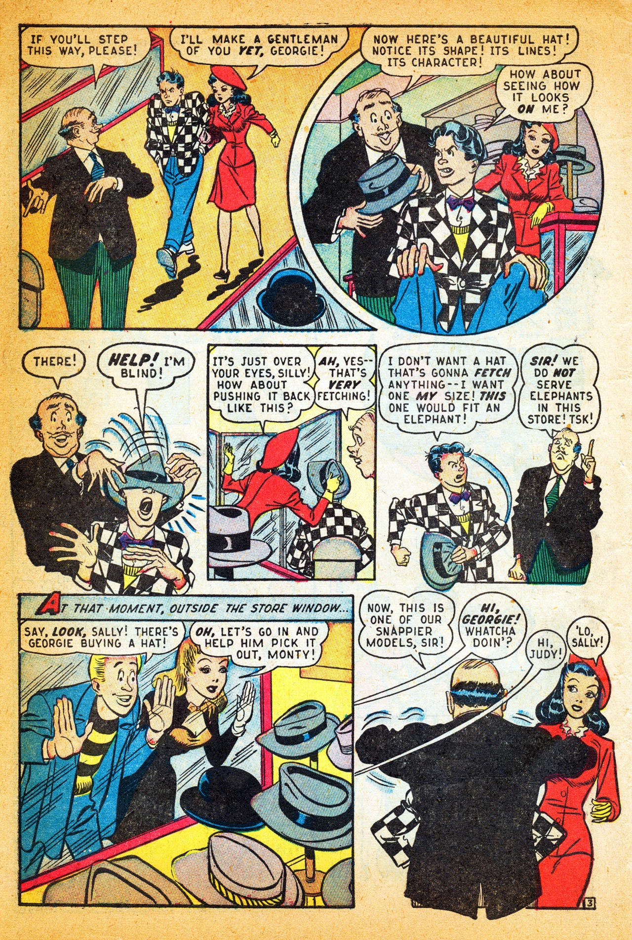 Read online Junior Miss (1947) comic -  Issue #25 - 39