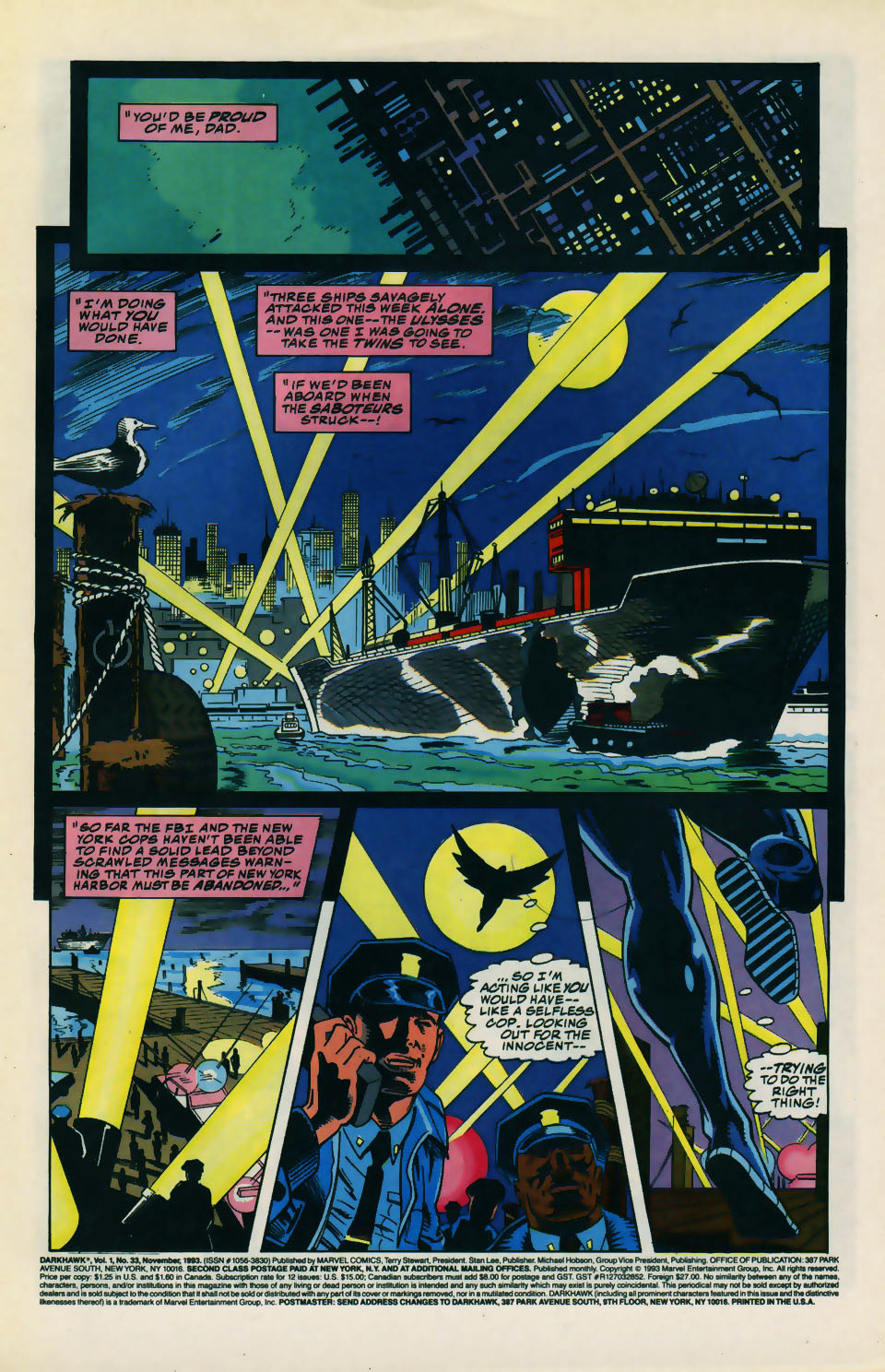 Read online Darkhawk (1991) comic -  Issue #33 - 2