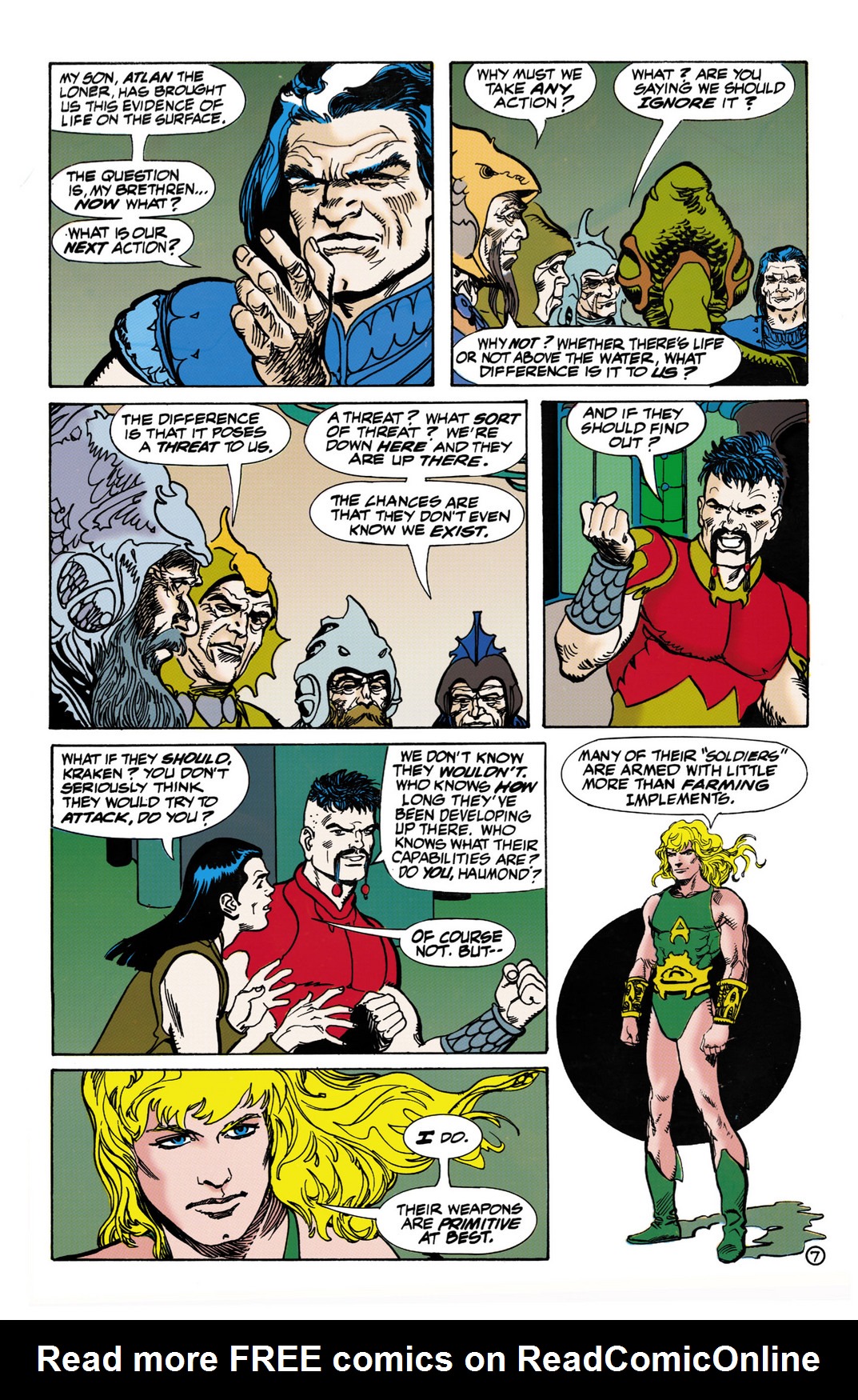 Read online The Atlantis Chronicles comic -  Issue #6 - 7