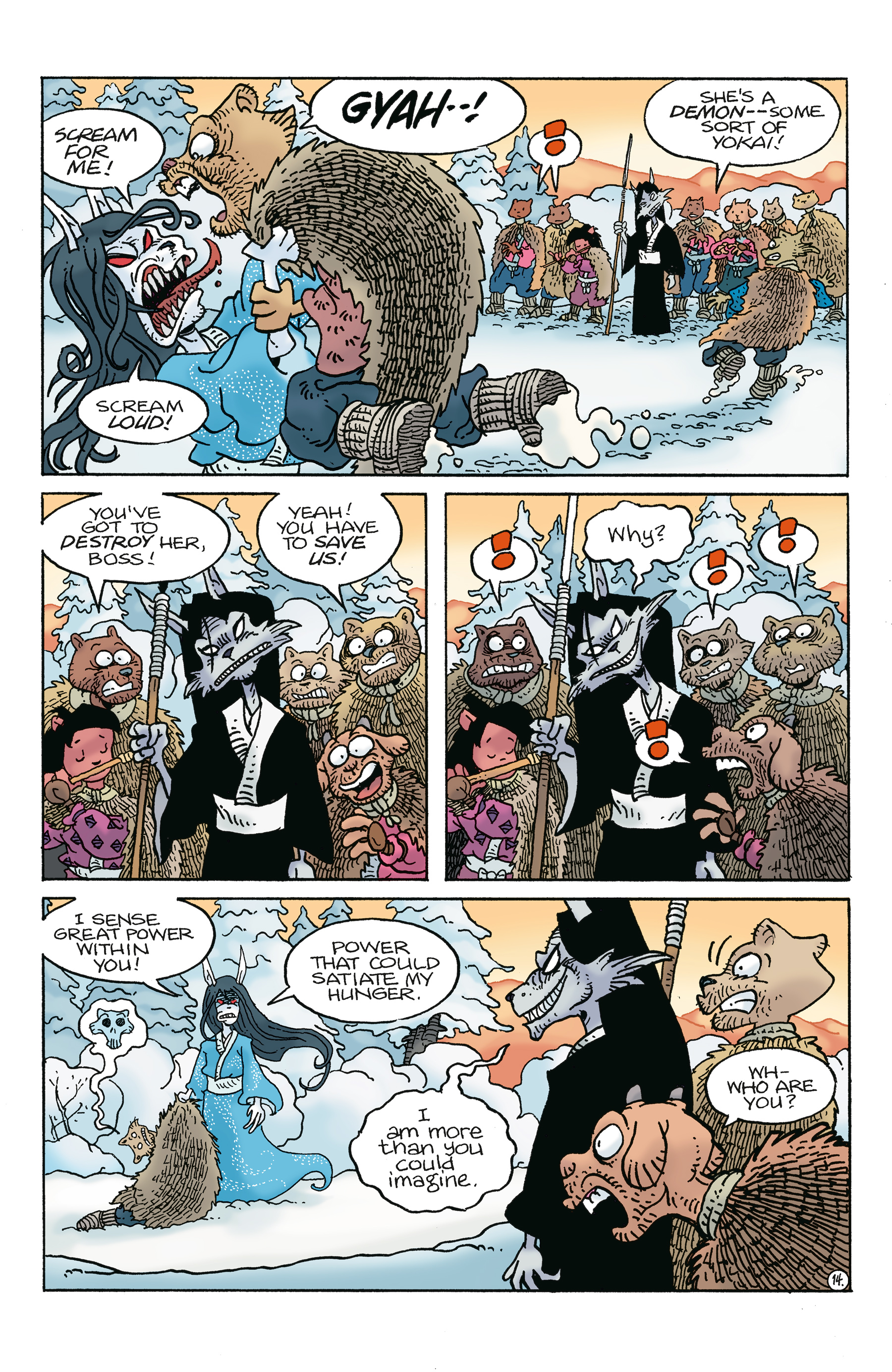 Read online Usagi Yojimbo: Ice and Snow comic -  Issue #3 - 16