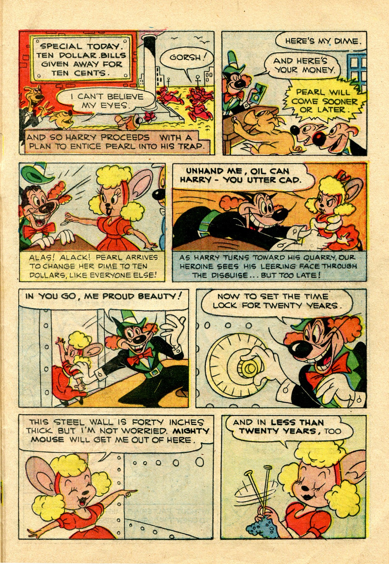 Read online Paul Terry's Mighty Mouse Comics comic -  Issue #22 - 37