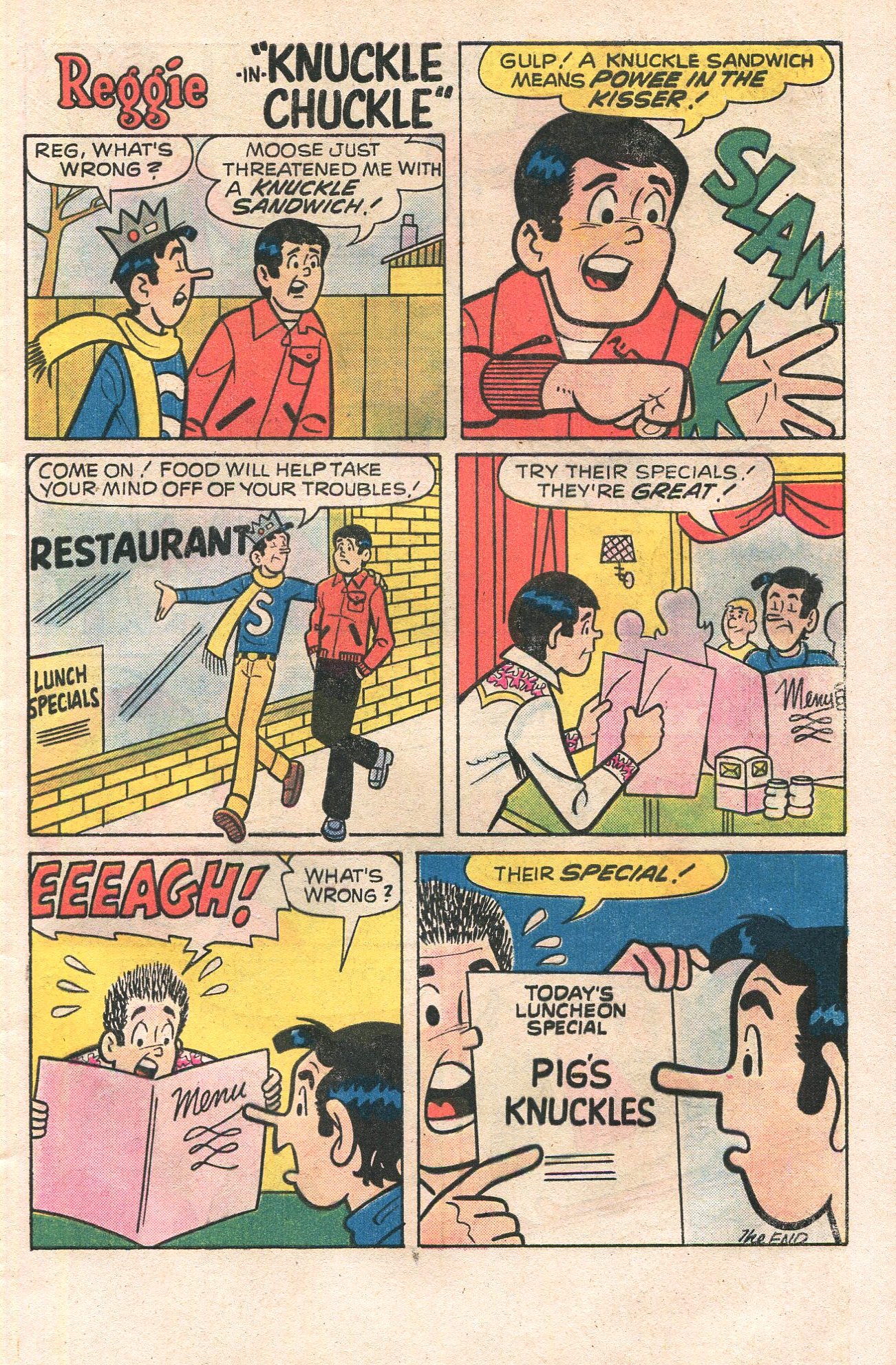 Read online Reggie's Wise Guy Jokes comic -  Issue #37 - 5