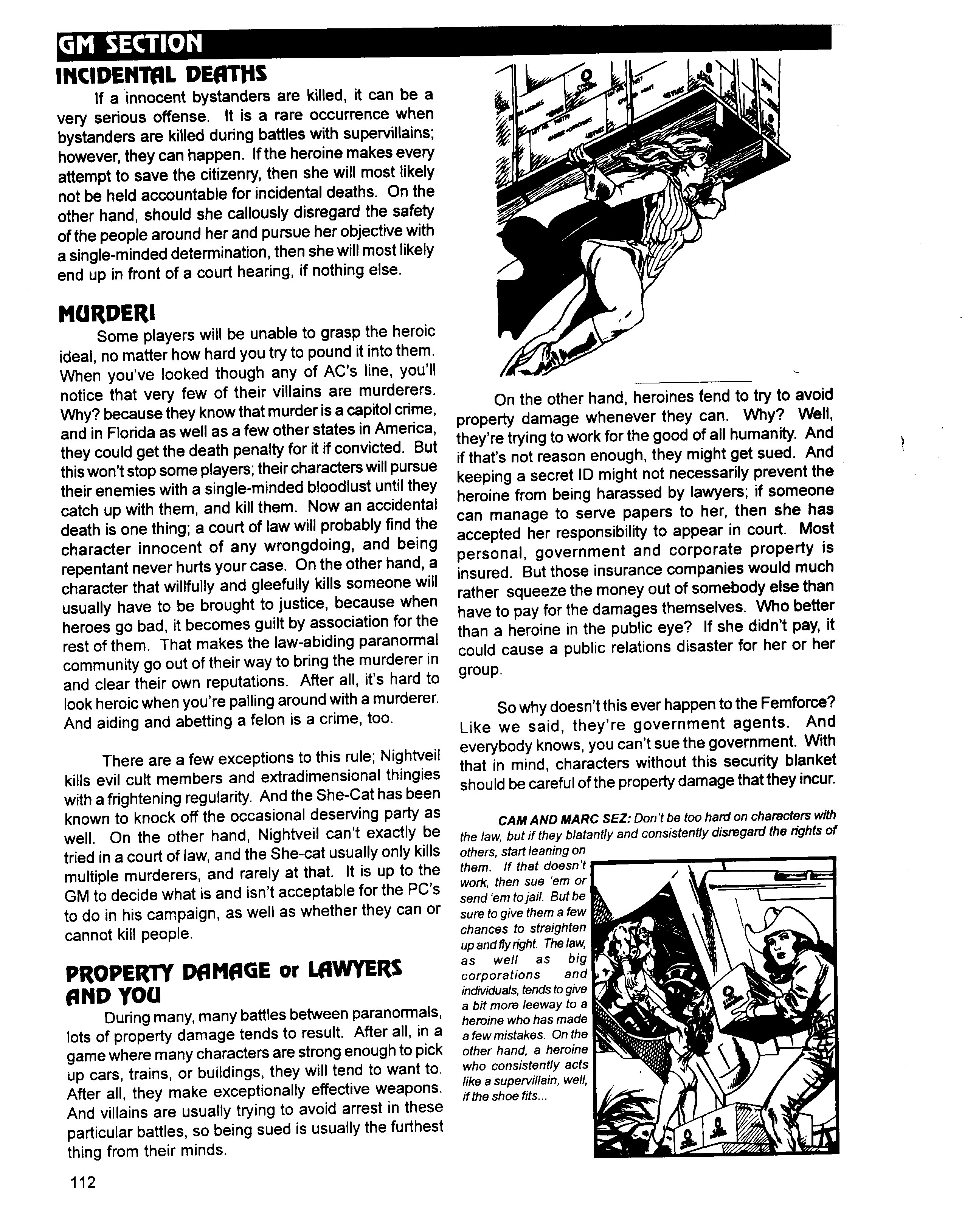 Read online Superbabes: The Femforce Role-Playing Game comic -  Issue # TPB - 114