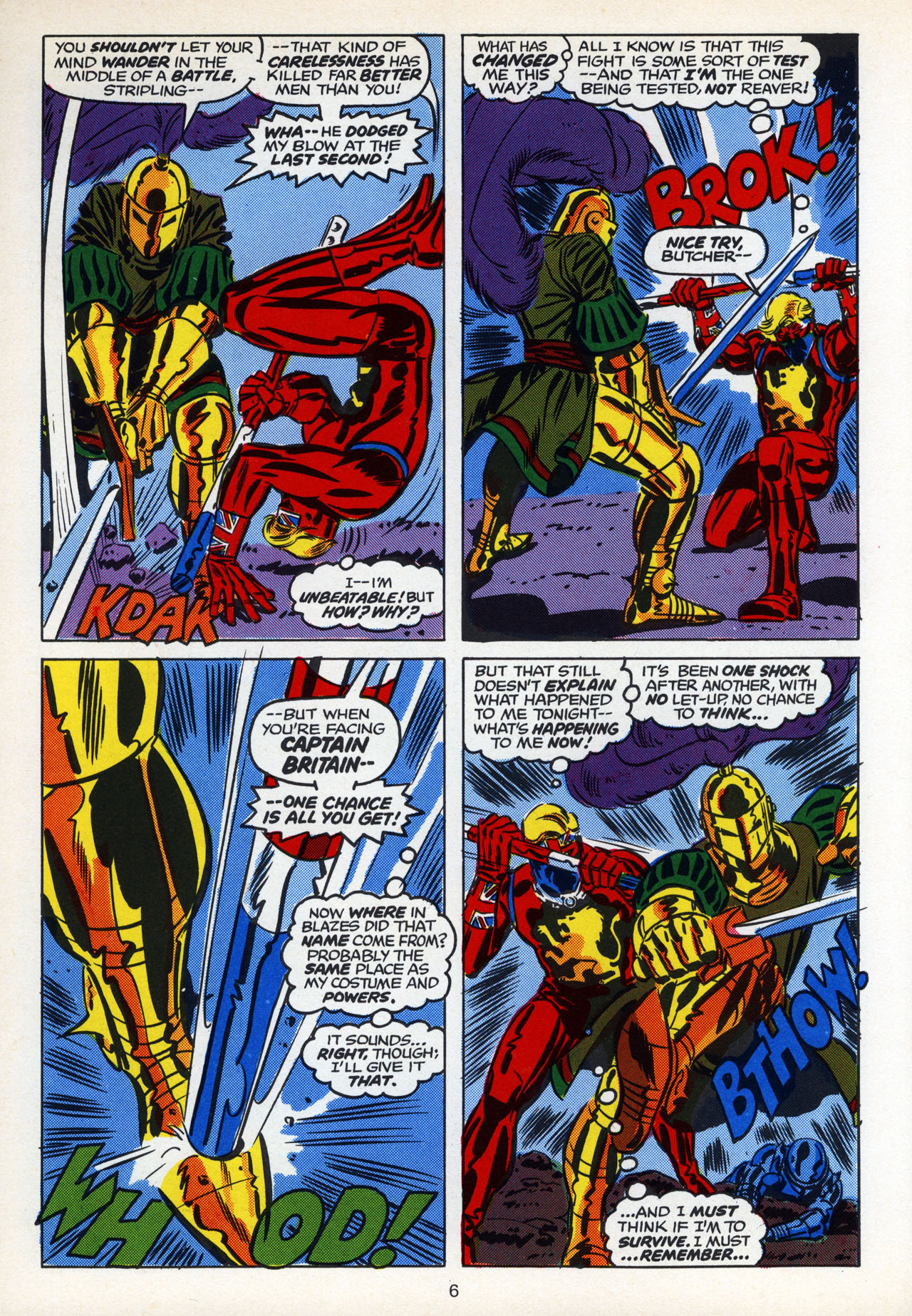 Read online Captain Britain (1976) comic -  Issue # _Annual - 5