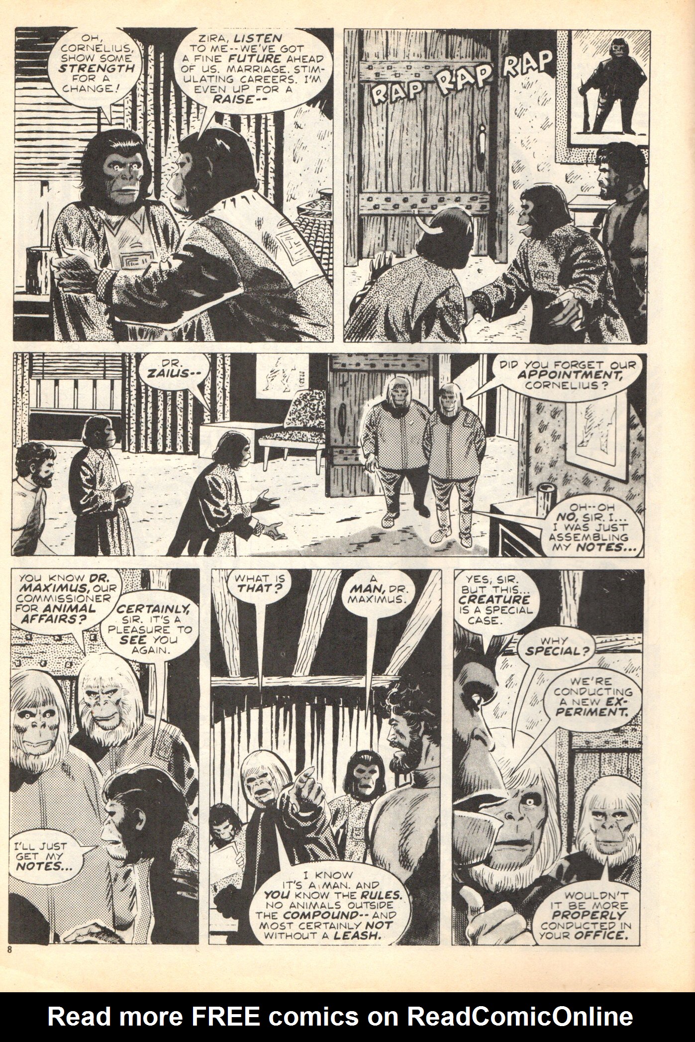 Read online Planet of the Apes (1974) comic -  Issue #4 - 8