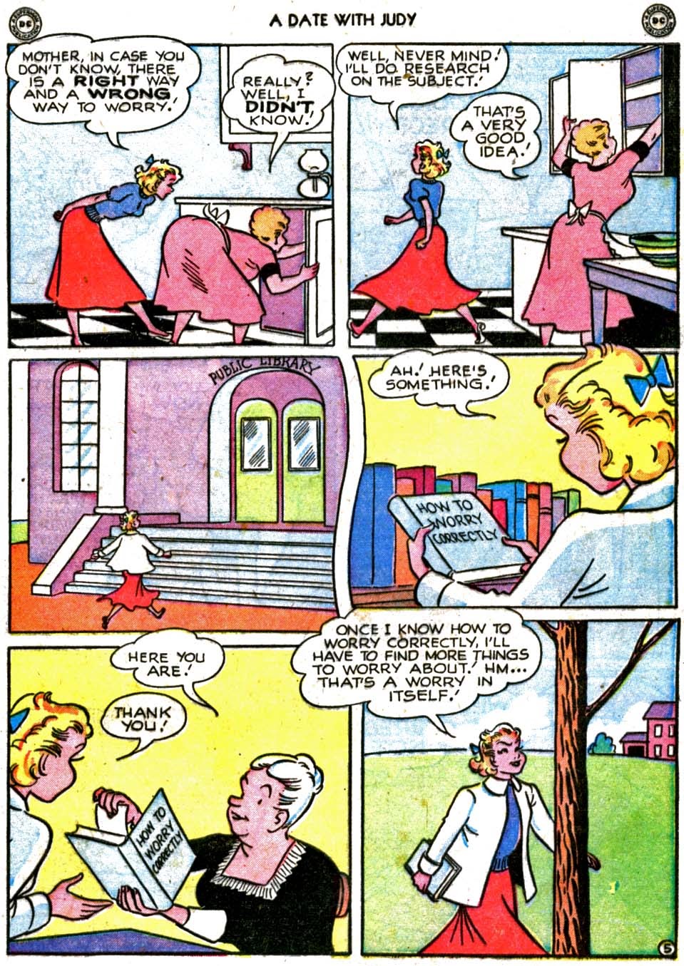 Read online A Date with Judy comic -  Issue #10 - 7