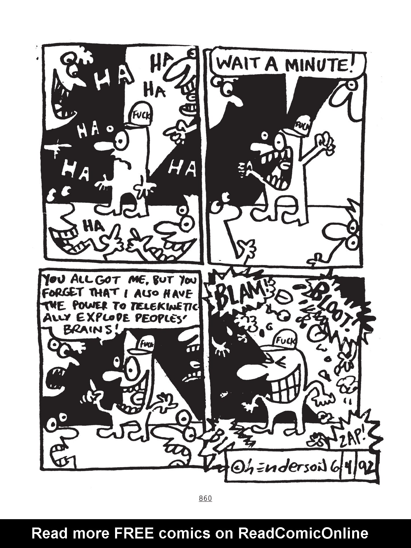 Read online NEWAVE! The Underground Mini Comix of the 1980's comic -  Issue # TPB (Part 9) - 25