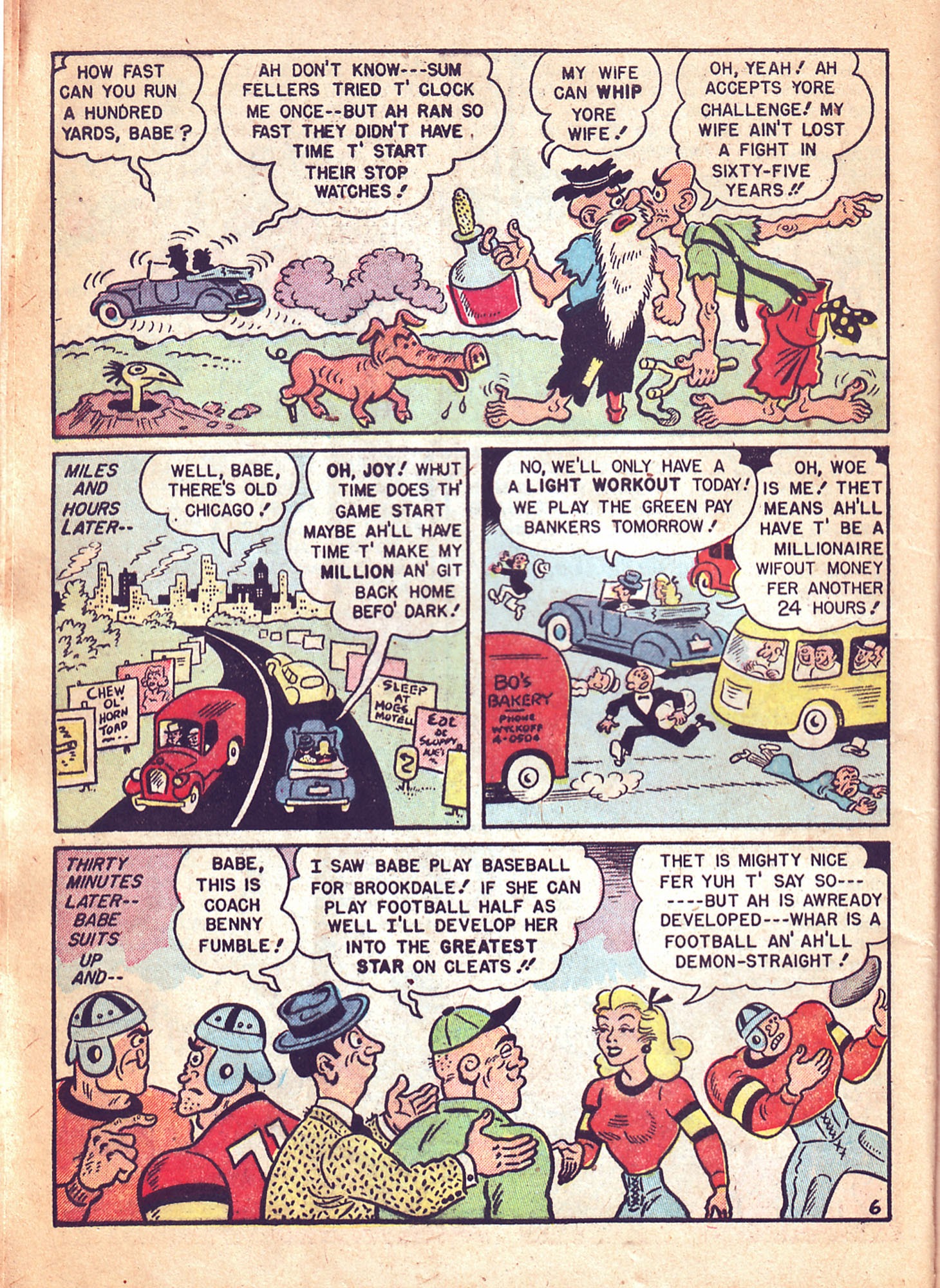 Read online Babe (1948) comic -  Issue #4 - 8