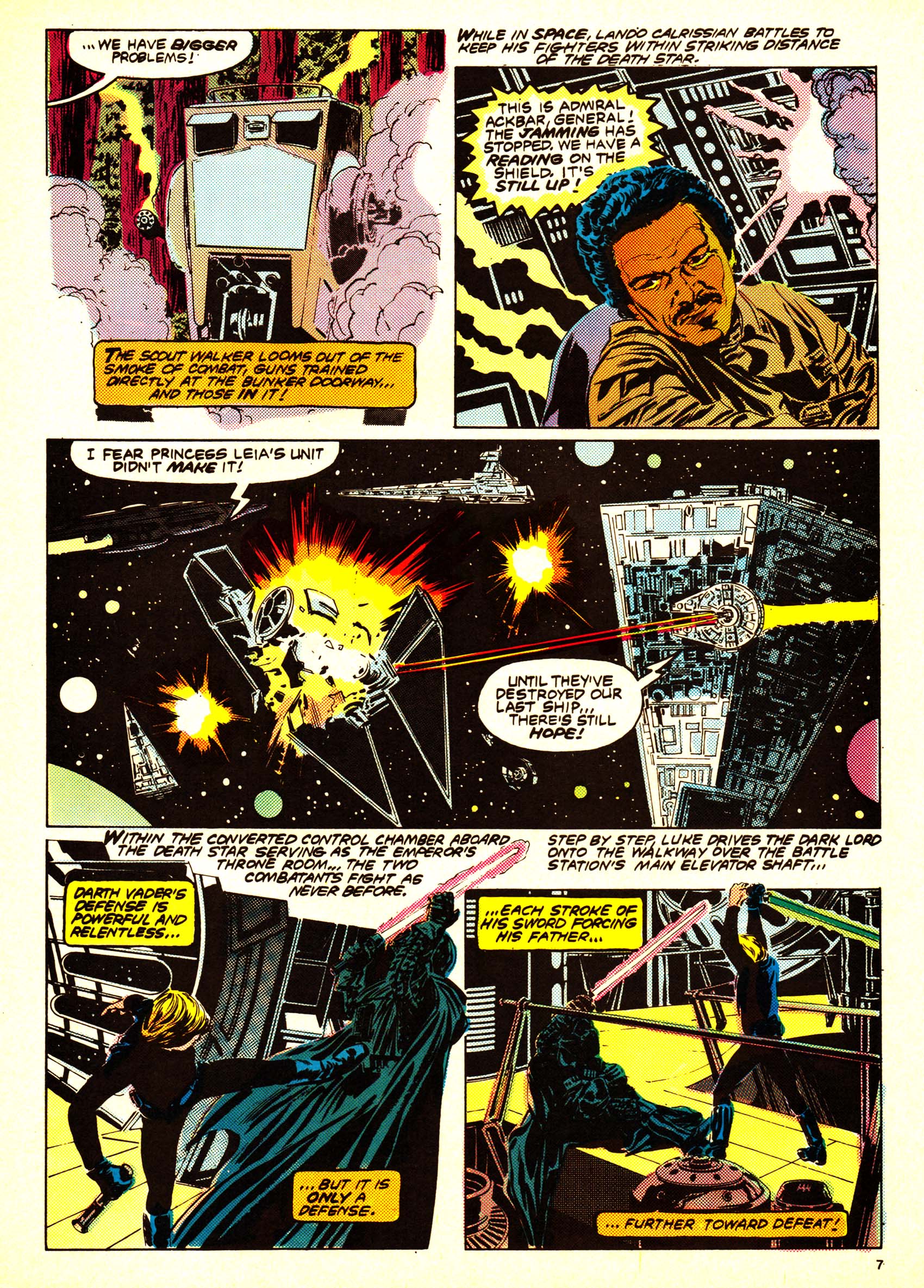 Read online Return of the Jedi comic -  Issue #155 - 7