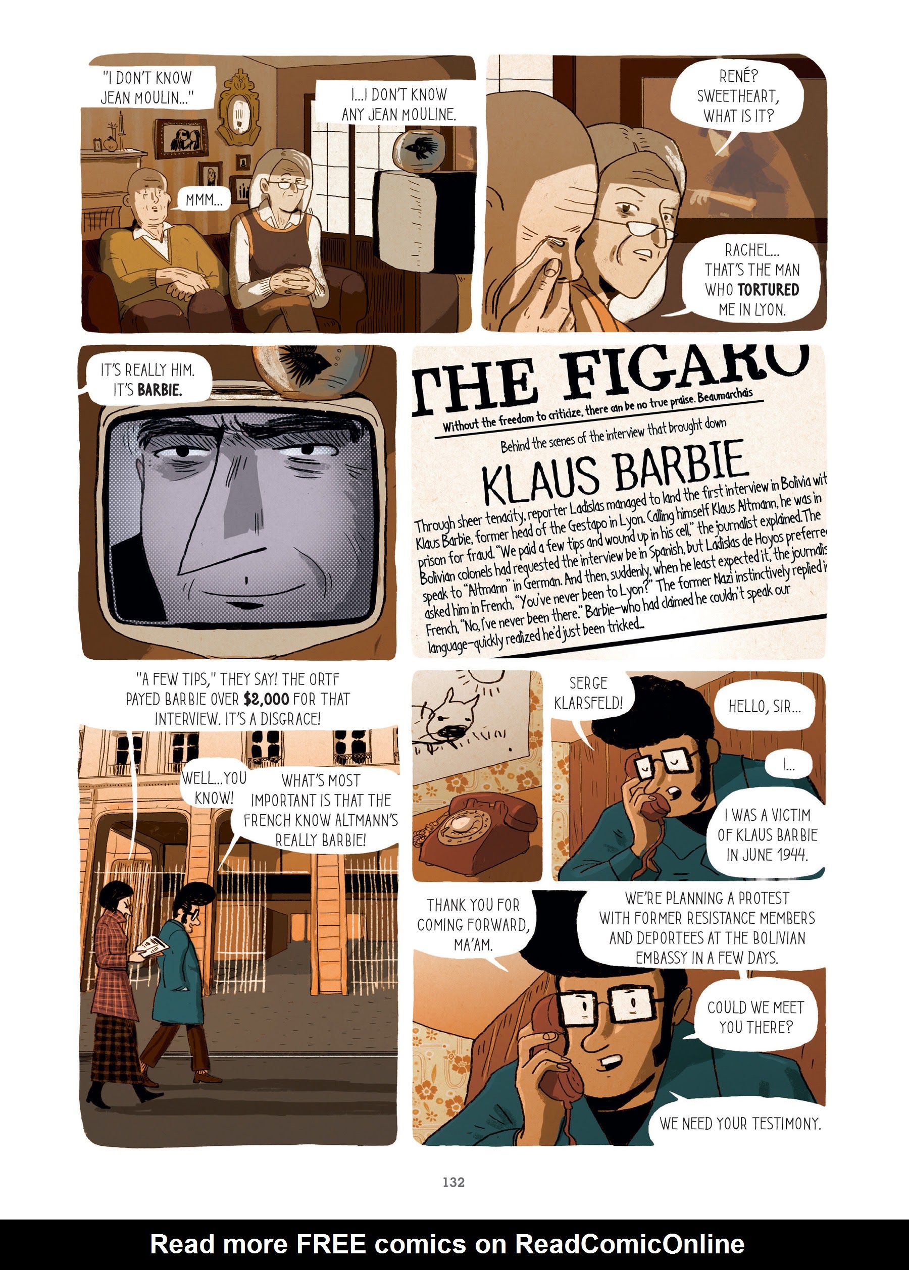 Read online For Justice: The Serge & Beate Klarsfeld Story comic -  Issue # TPB (Part 2) - 32