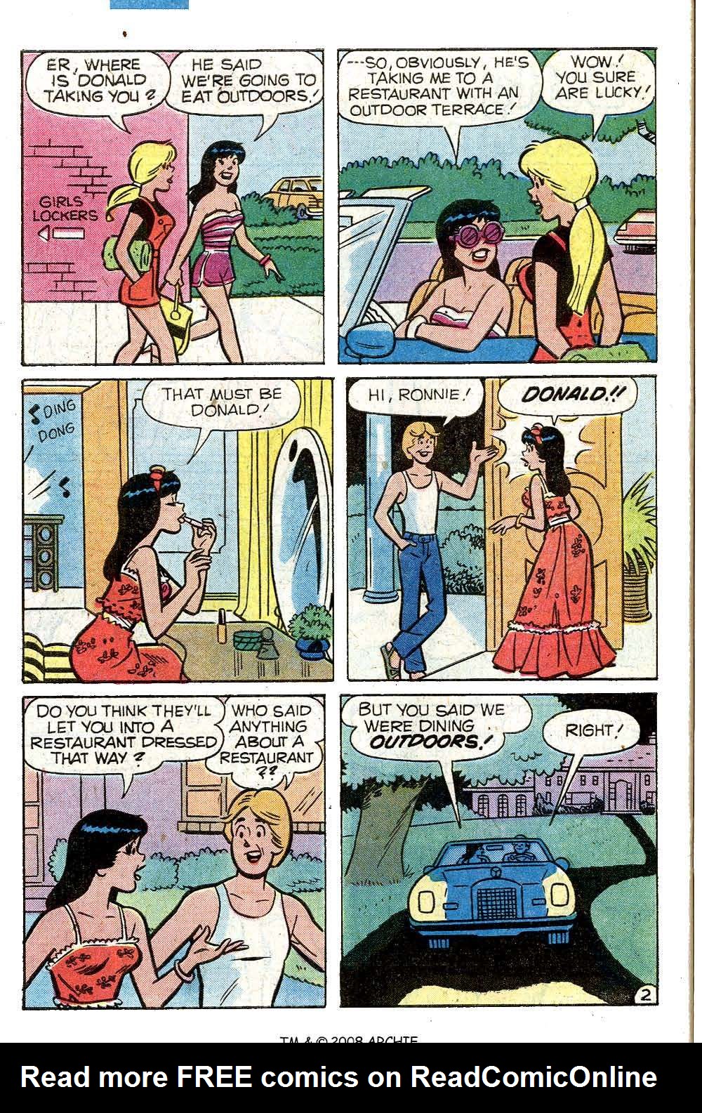 Read online Archie's Girls Betty and Veronica comic -  Issue #286 - 30
