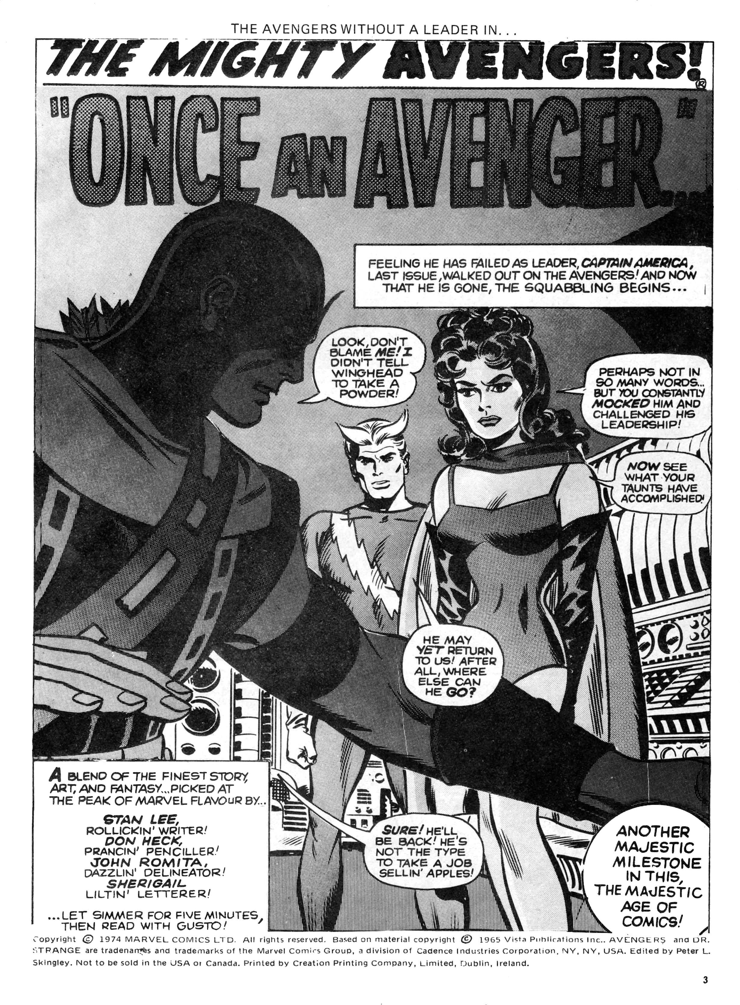 Read online The Avengers (1973) comic -  Issue #20 - 3