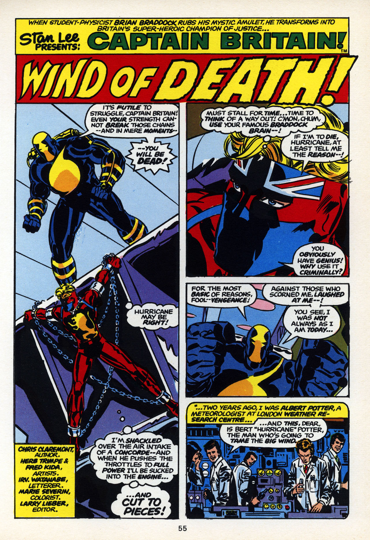 Read online Captain Britain (1976) comic -  Issue # _Annual - 54