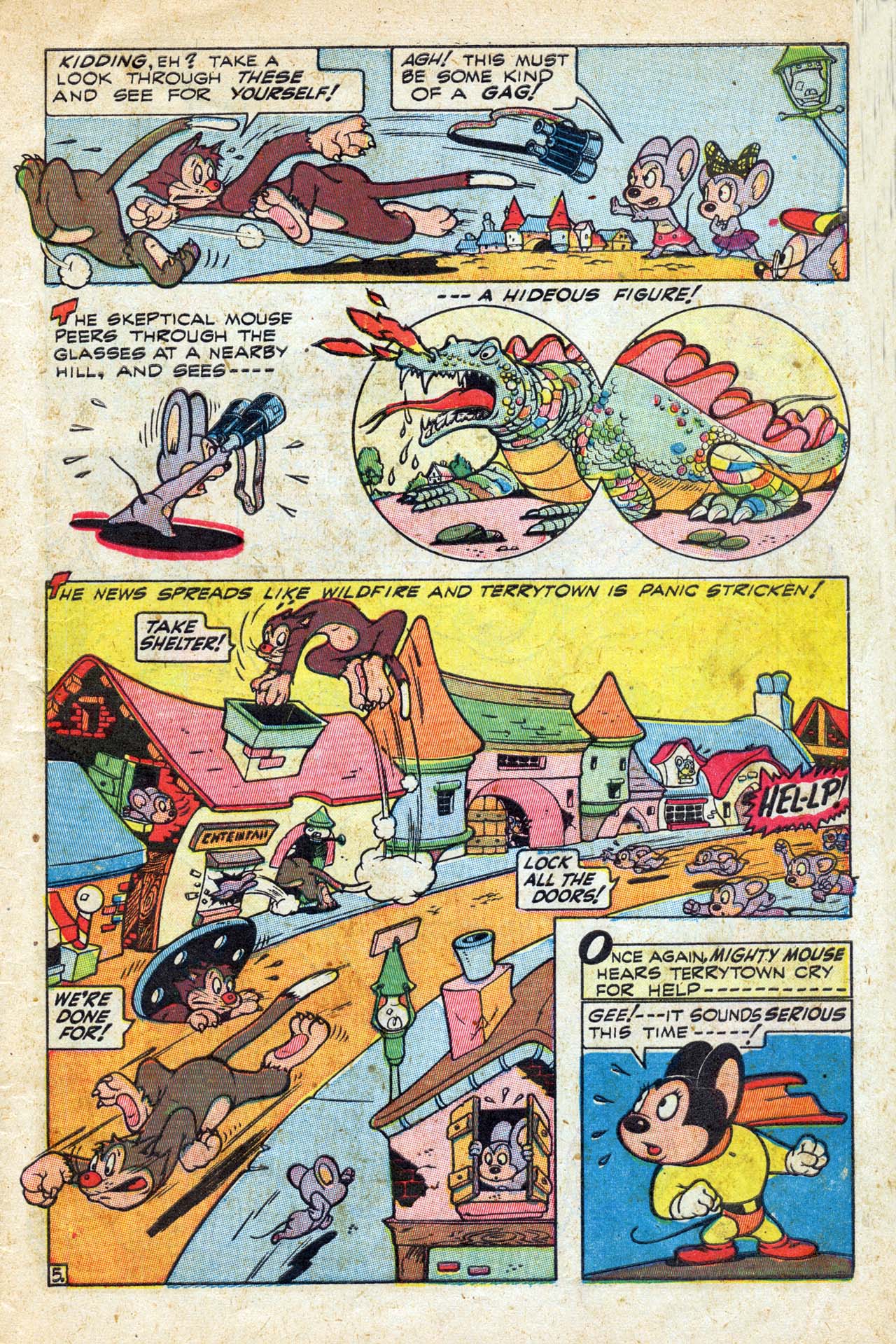 Read online Paul Terry's Mighty Mouse Comics comic -  Issue #2 - 7