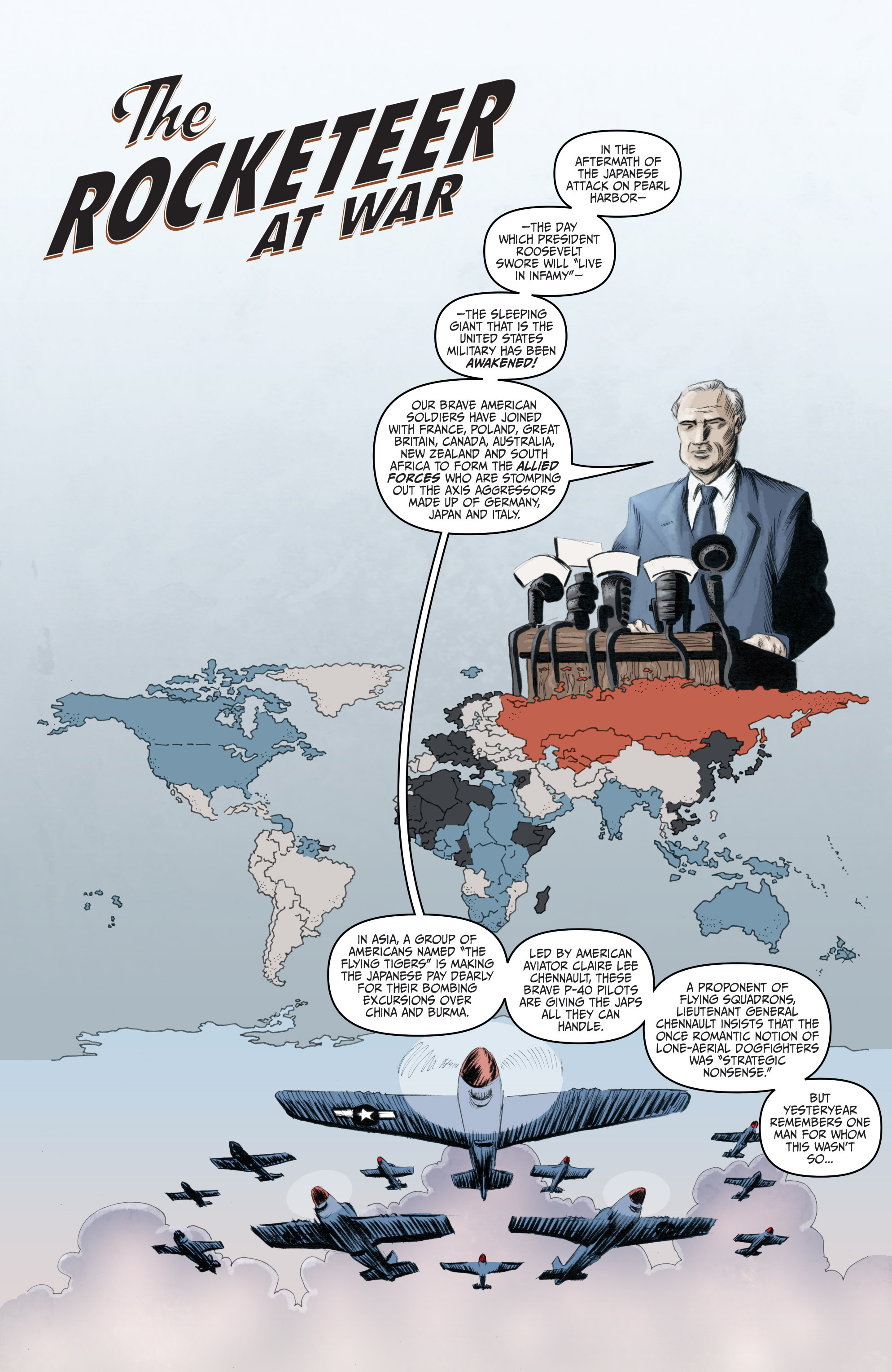 Read online The Rocketeer at War comic -  Issue #1 - 3