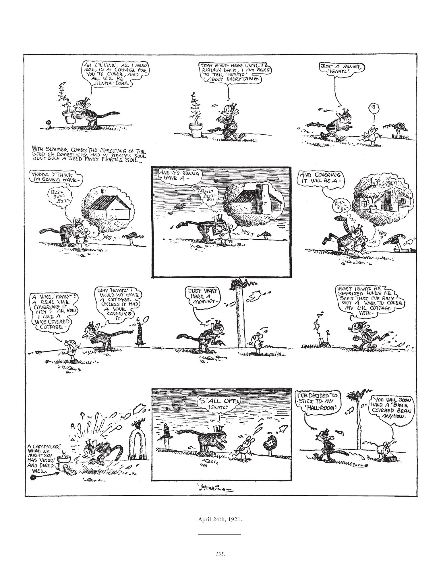 Read online Krazy & Ignatz comic -  Issue # TPB 2 - 135