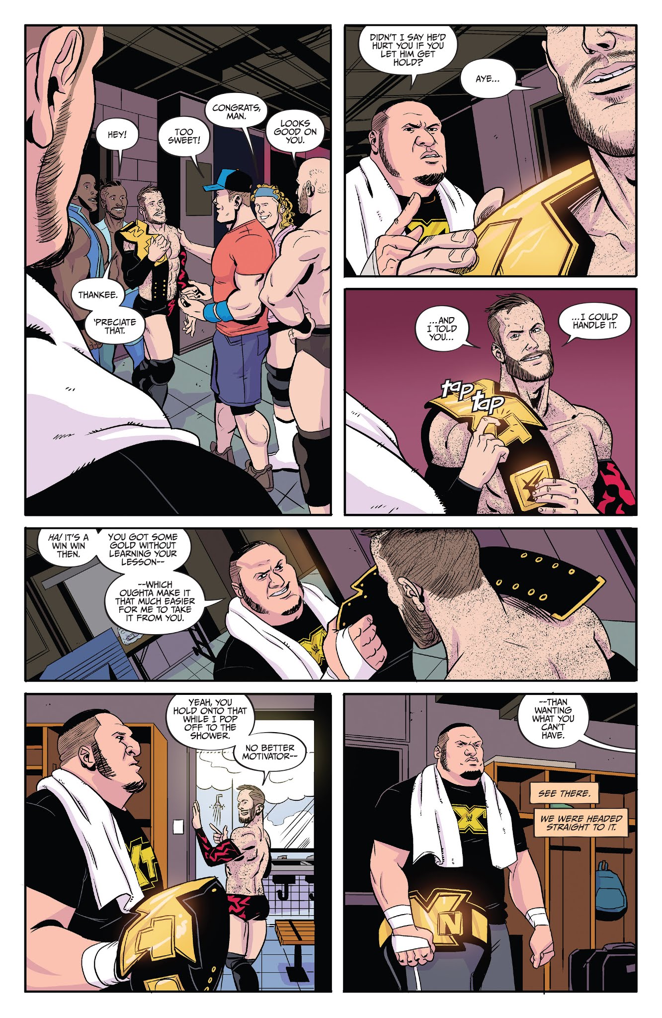 Read online WWE: NXT Takeover - Proving Ground comic -  Issue # Full - 11
