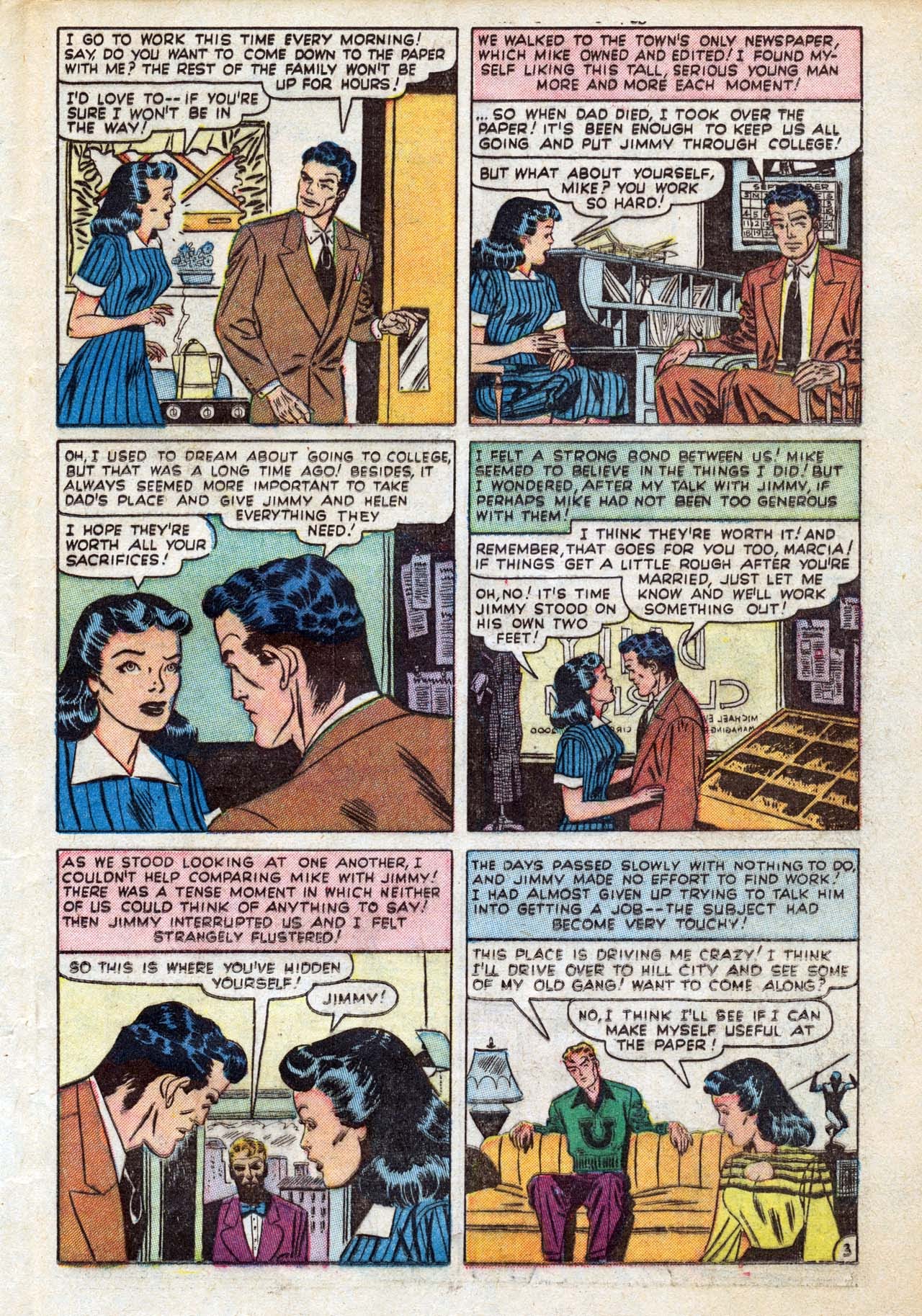 Read online Love Romances comic -  Issue #8 - 35