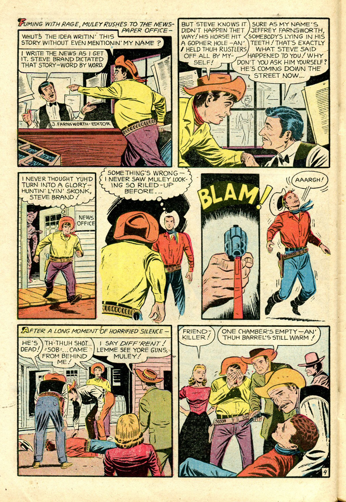 Read online Charles Starrett as The Durango Kid comic -  Issue #32 - 30