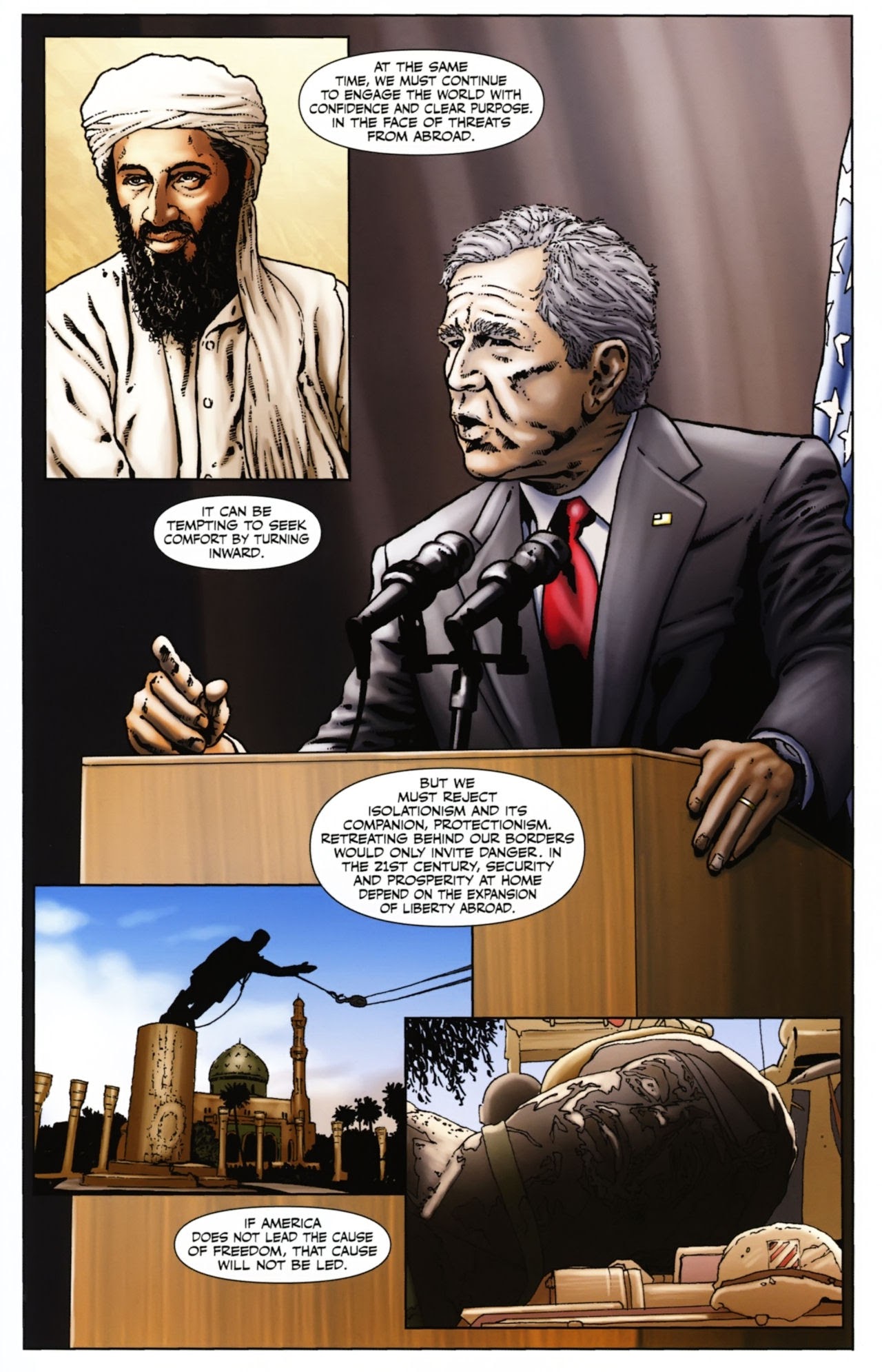 Read online Political Power: George W. Bush comic -  Issue # Full - 25