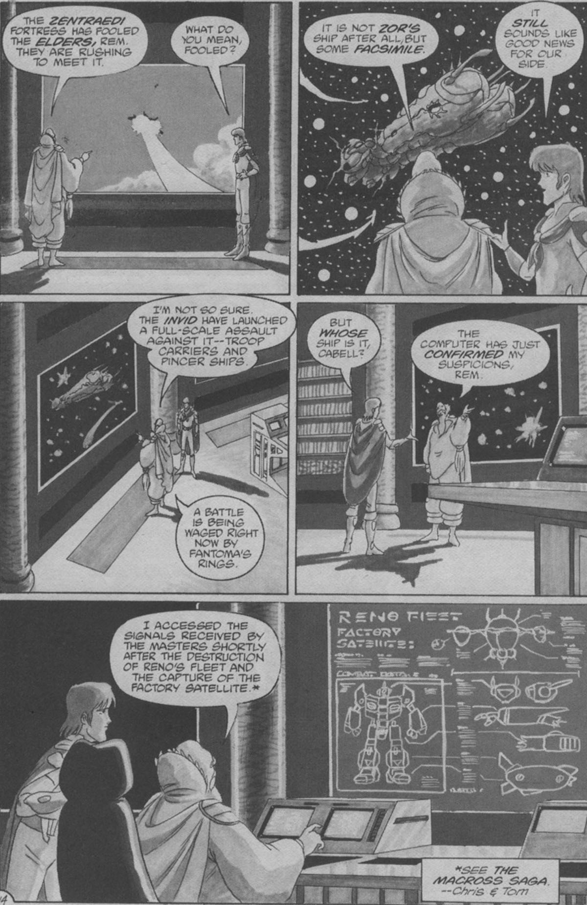 Read online Robotech II: The Sentinels - The Marriage of Rick Hunter and Lisa Hayes comic -  Issue # TPB 3 - 74