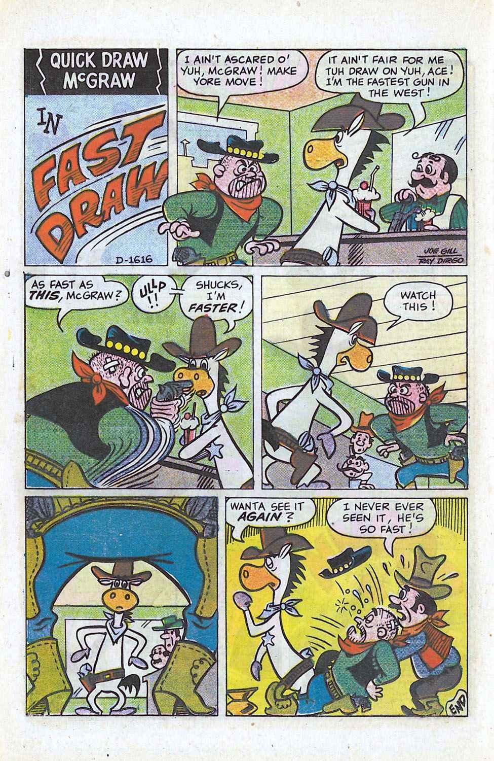 Read online Quick Draw McGraw comic -  Issue #5 - 13