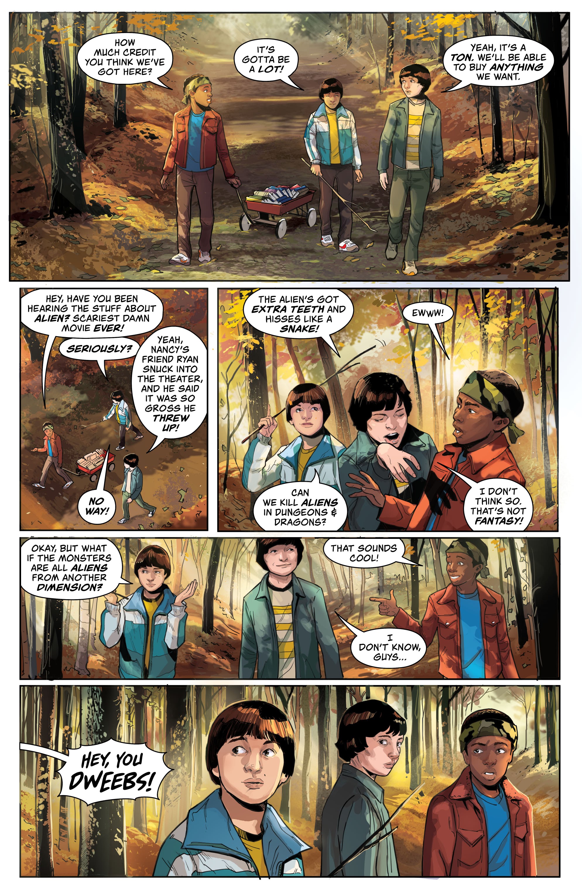 Read online Stranger Things and Dungeons & Dragons comic -  Issue #1 - 8