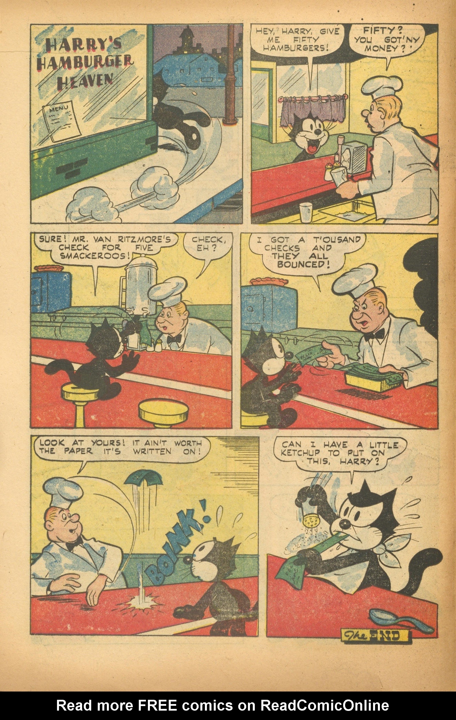 Read online Felix the Cat (1951) comic -  Issue #31 - 14