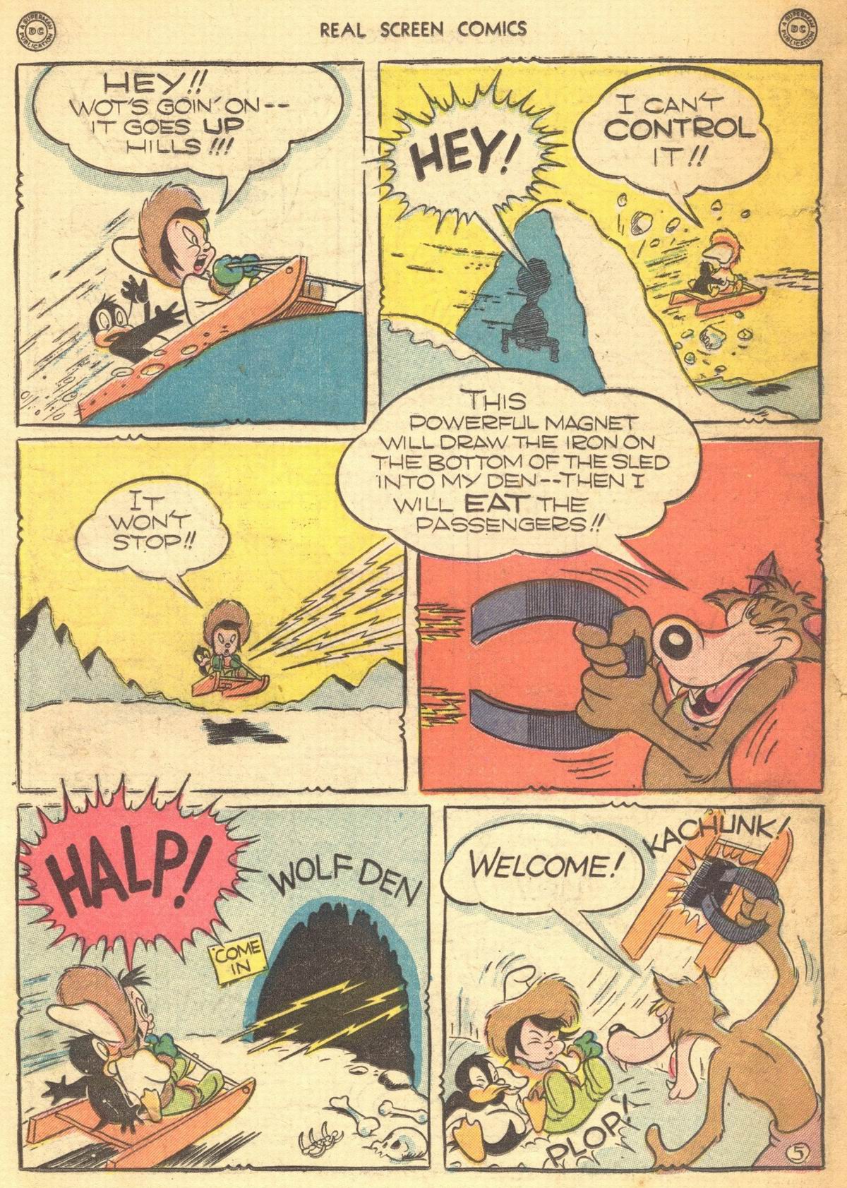 Read online Real Screen Comics comic -  Issue #4 - 27