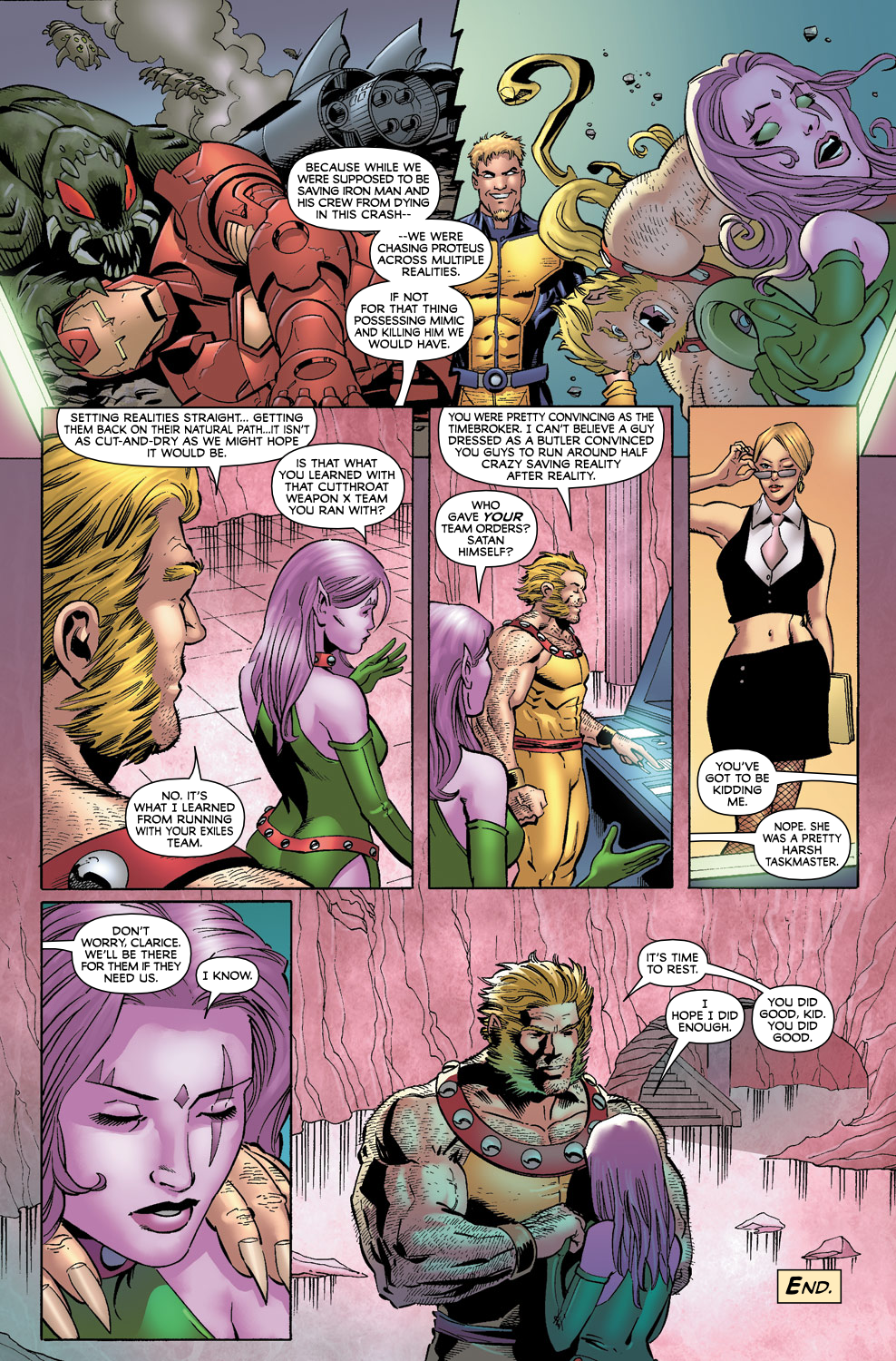 Read online Exiles: Days of Then and Now comic -  Issue # Full - 35