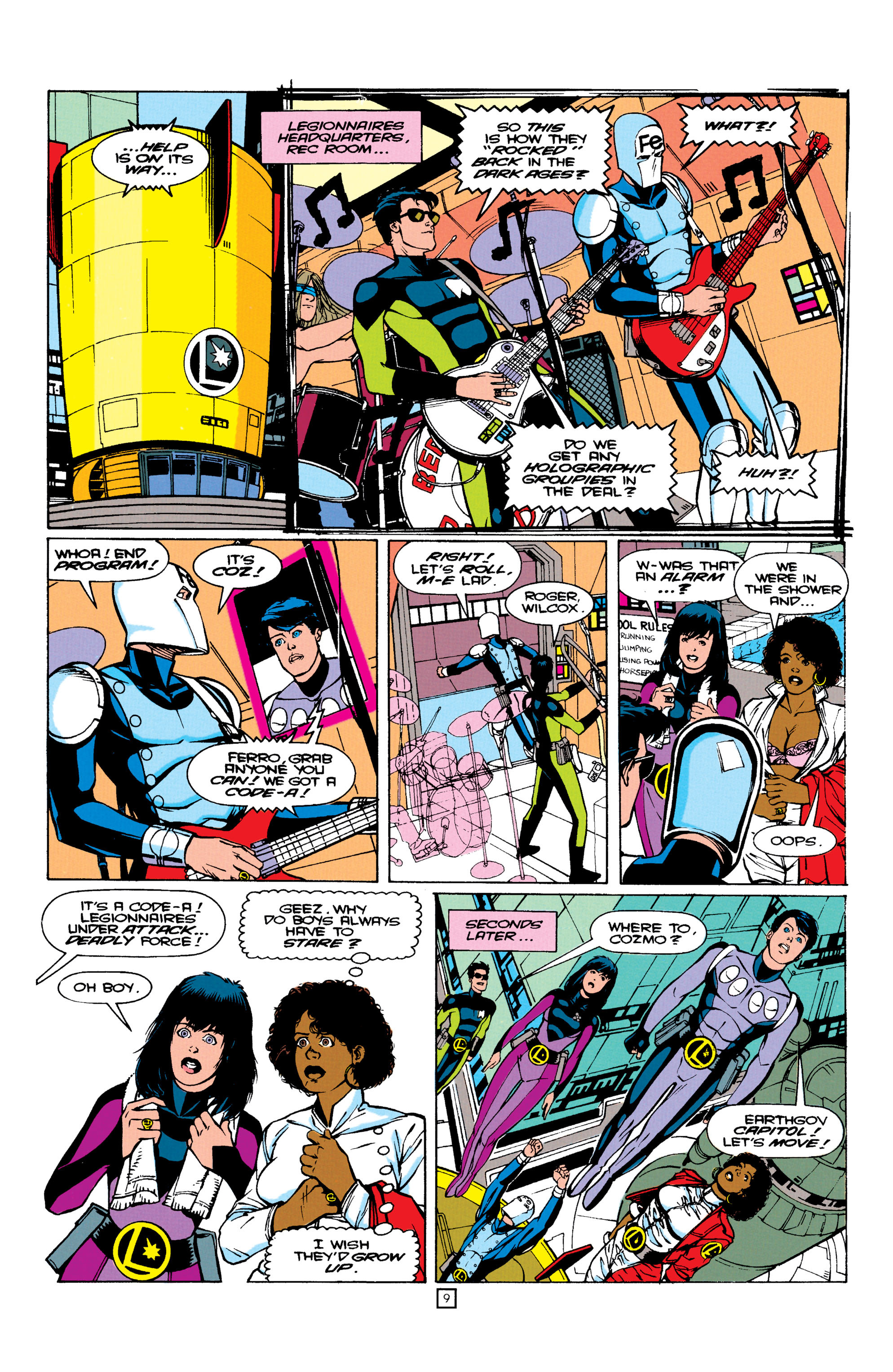 Read online Legionnaires comic -  Issue #5 - 10