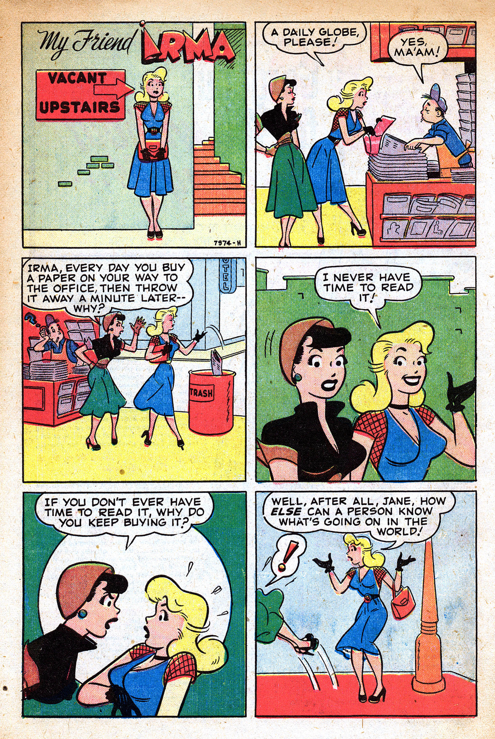Read online My Friend Irma comic -  Issue #8 - 10