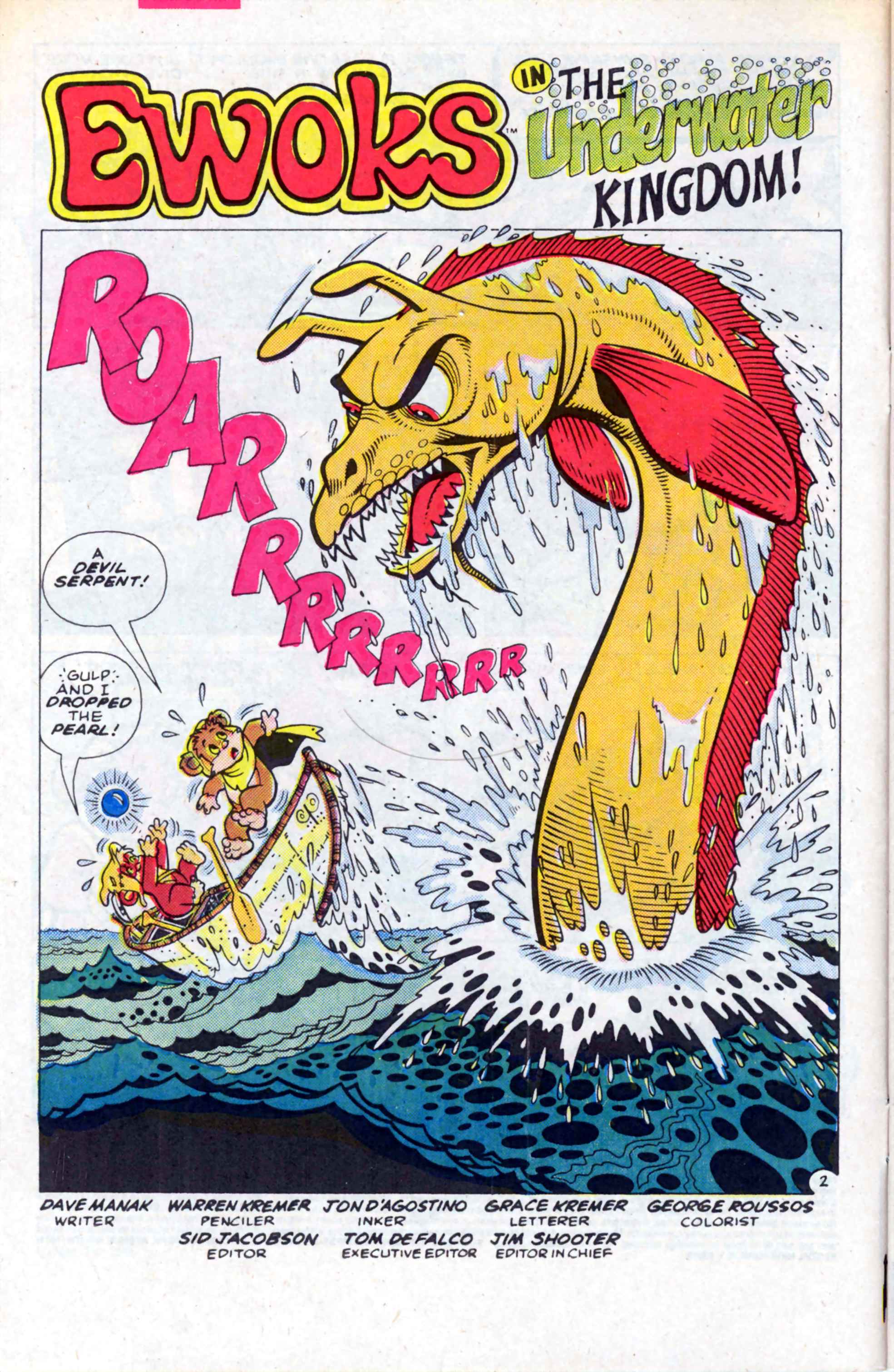 Read online Ewoks (1987) comic -  Issue #9 - 3