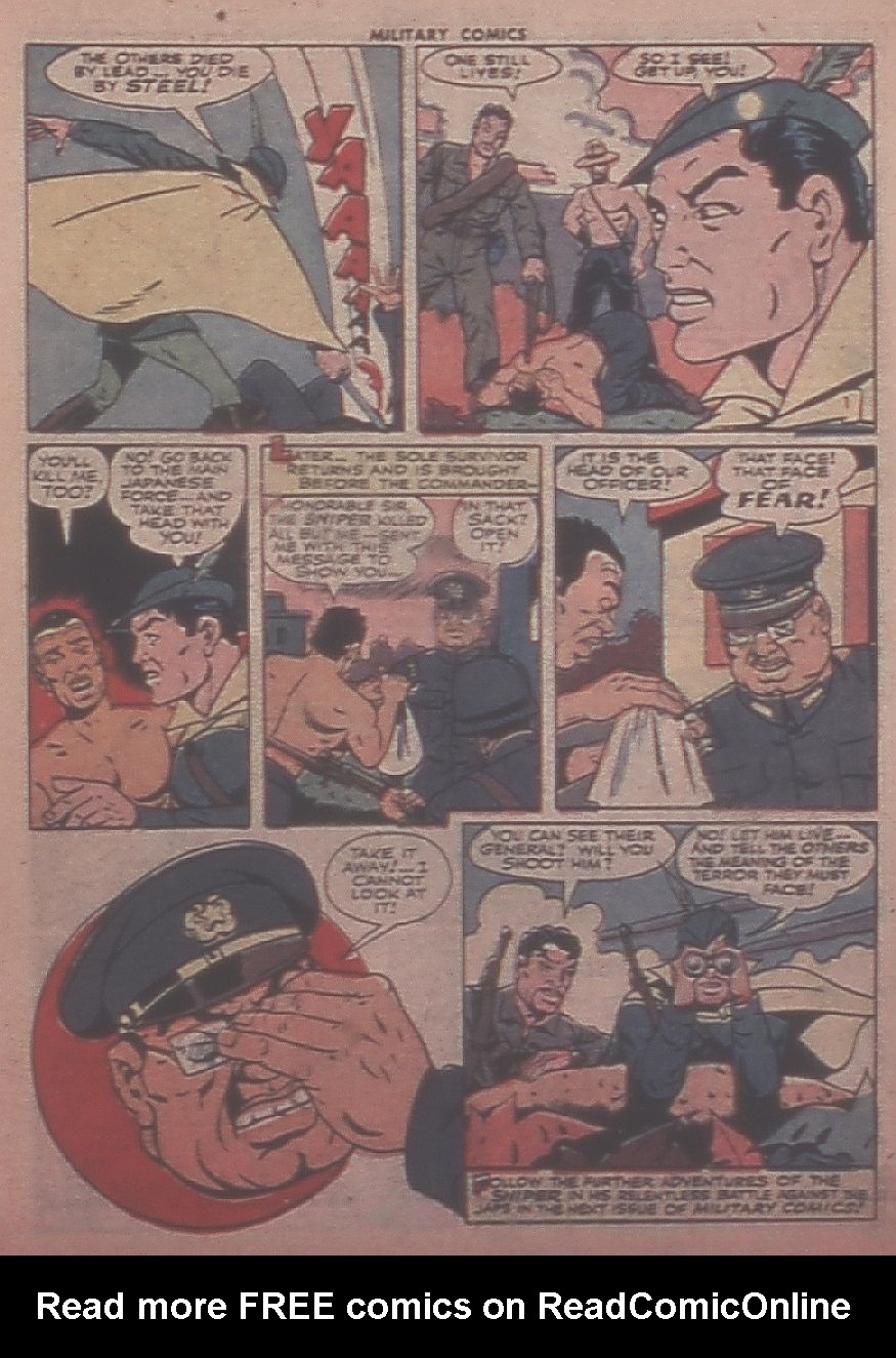 Read online Military Comics comic -  Issue #31 - 29