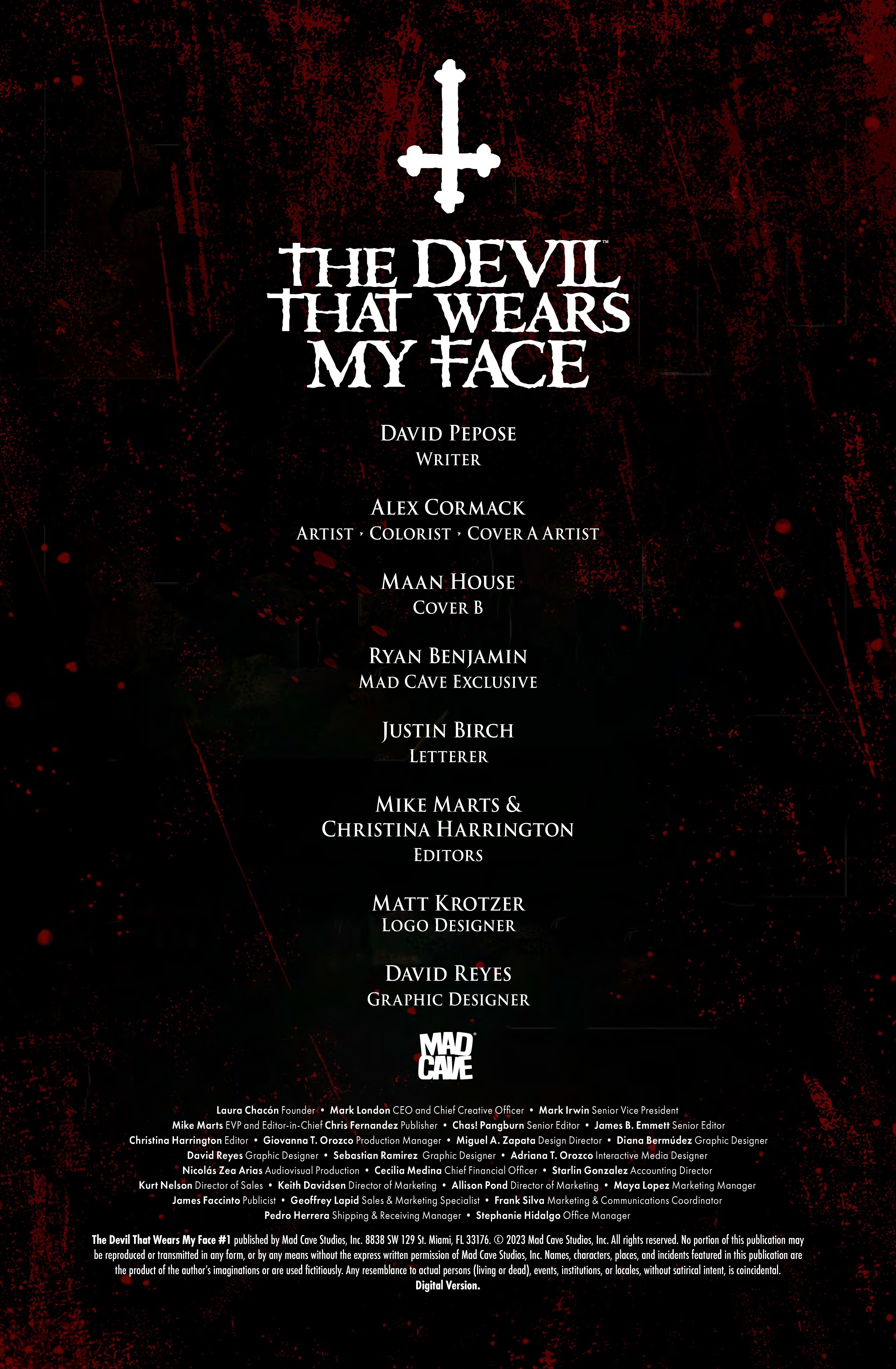 Read online The Devil That Wears My Face comic -  Issue #1 - 2