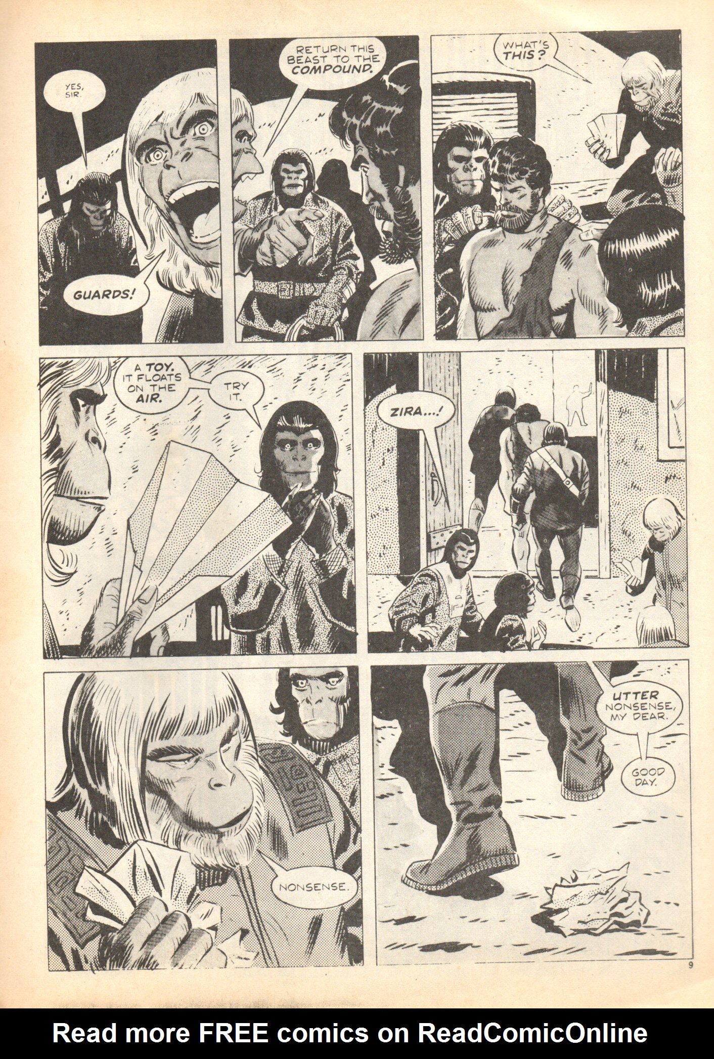 Read online Planet of the Apes (1974) comic -  Issue #4 - 9