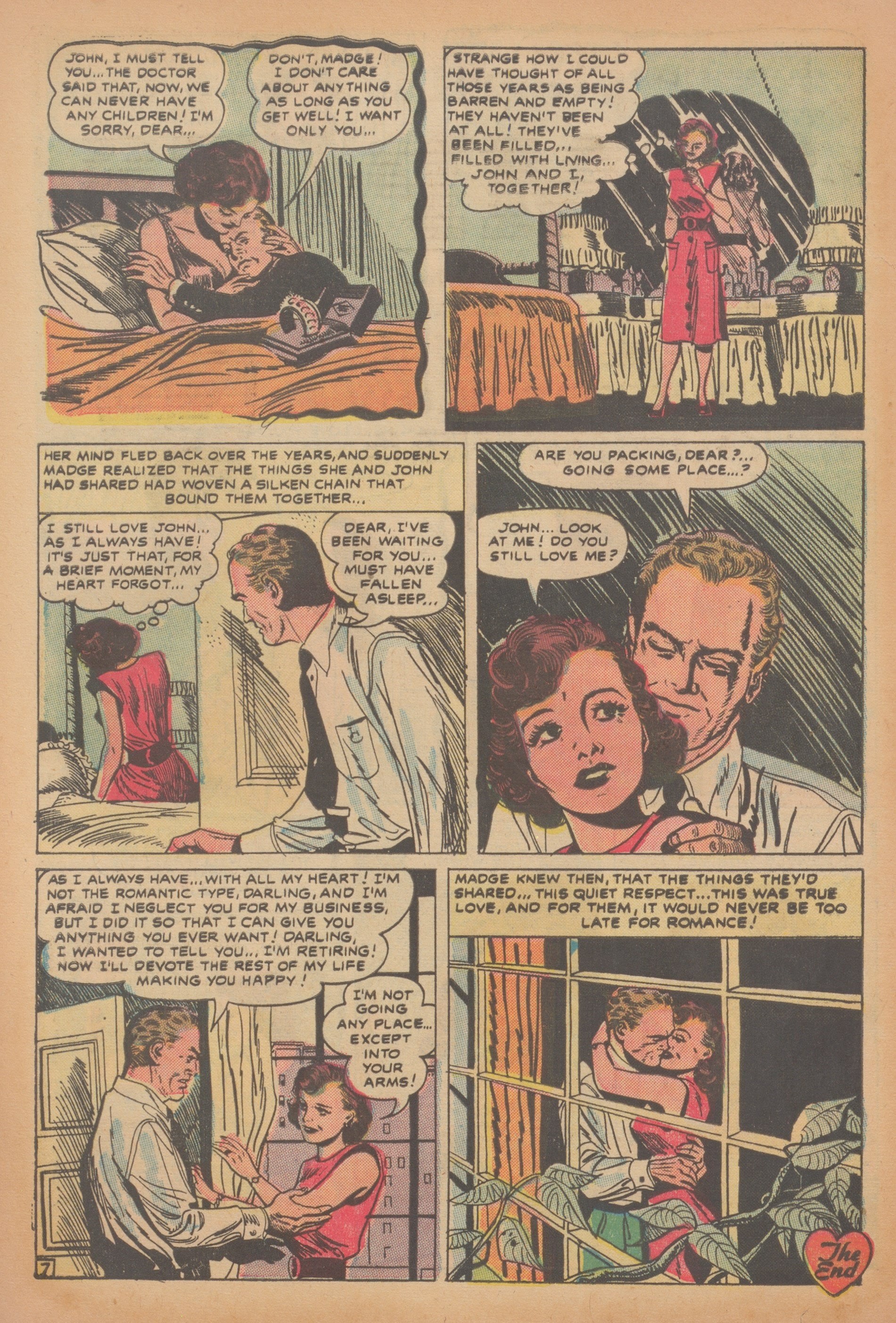 Read online Love Romances comic -  Issue #24 - 32