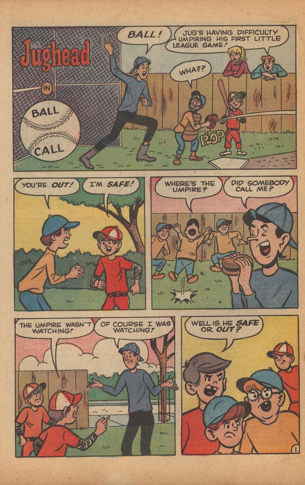 Read online Jughead's Jokes comic -  Issue #24 - 28