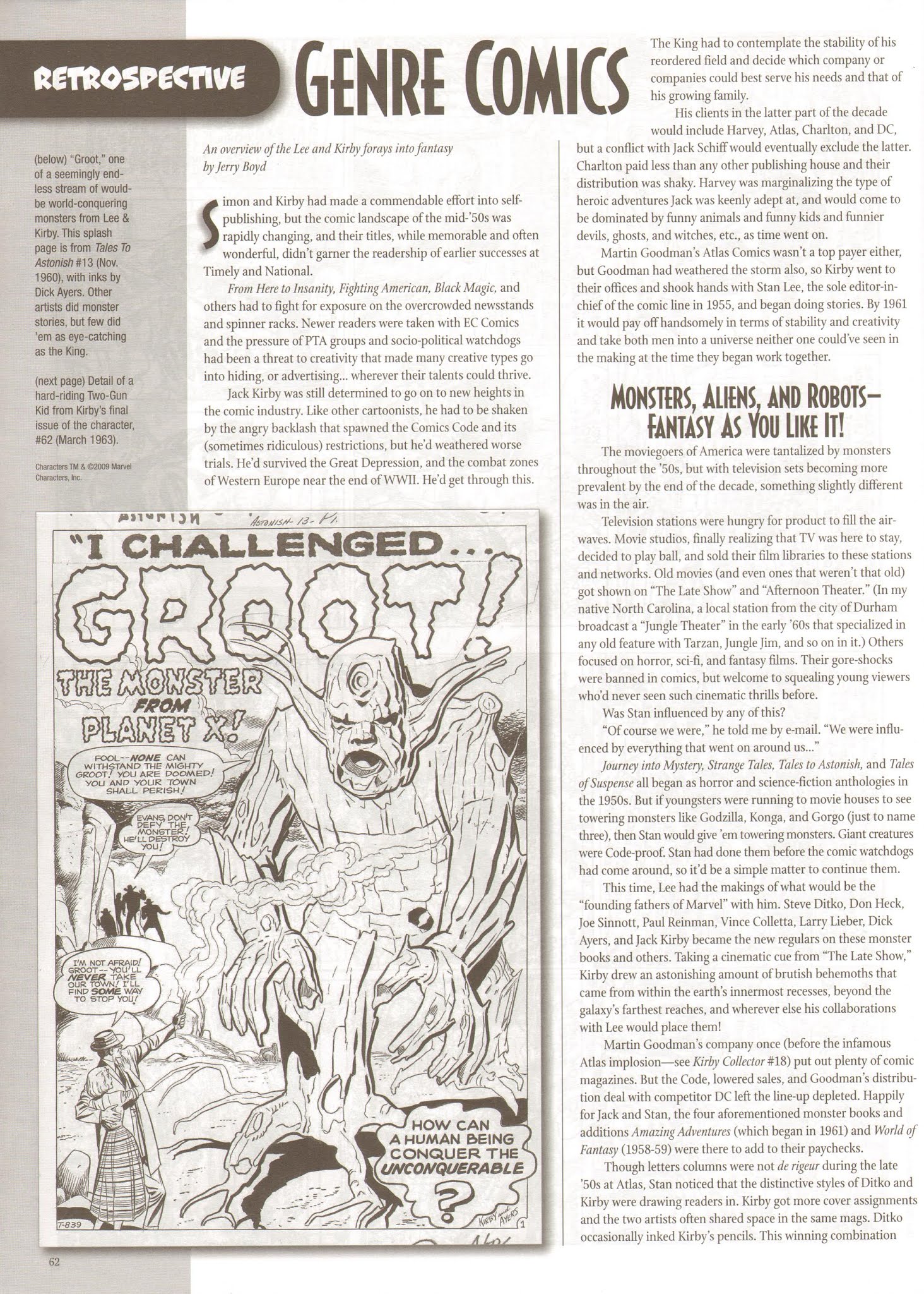 Read online The Jack Kirby Collector comic -  Issue #53 - 62