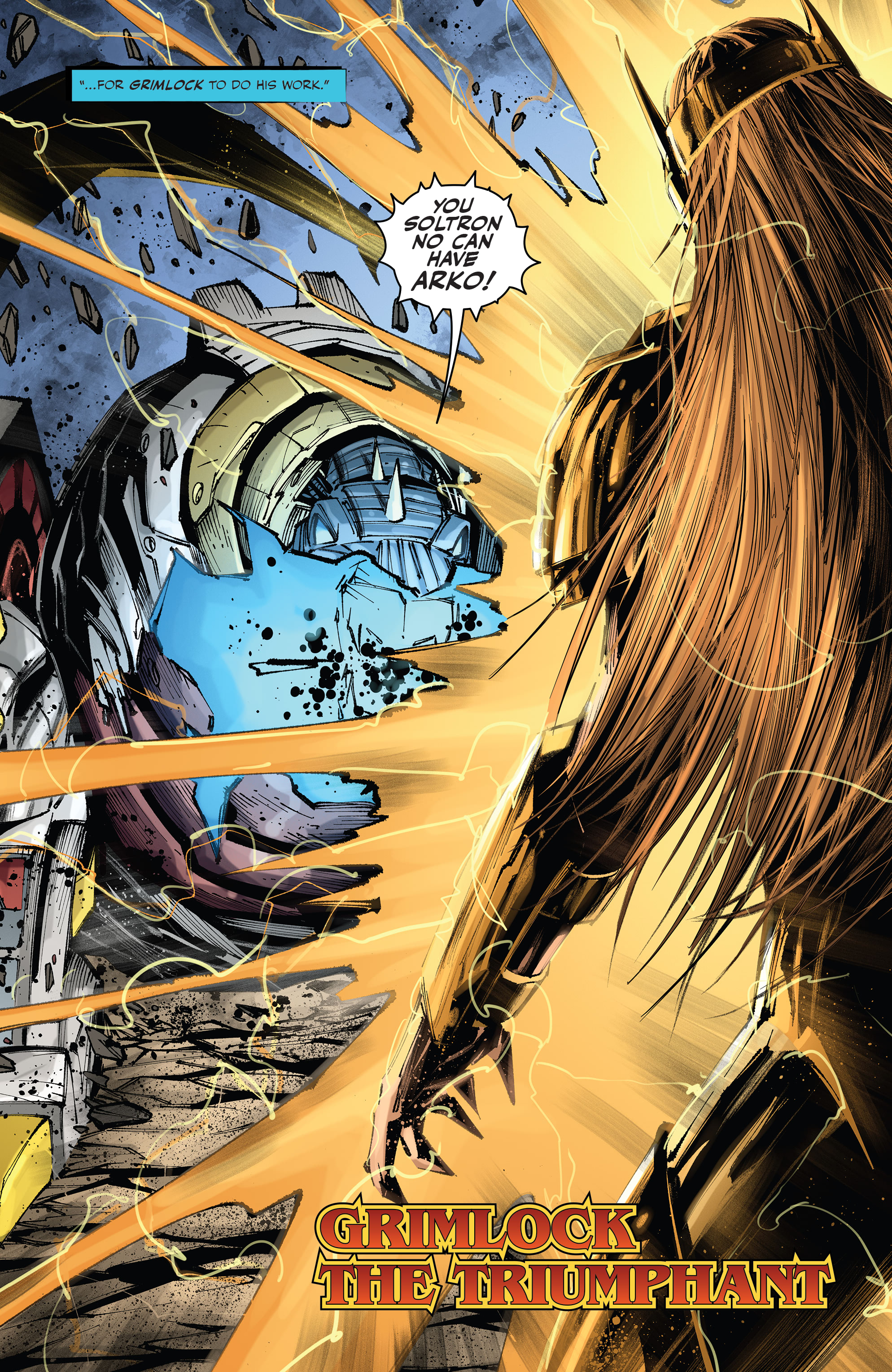 Read online Transformers: King Grimlock comic -  Issue #5 - 4