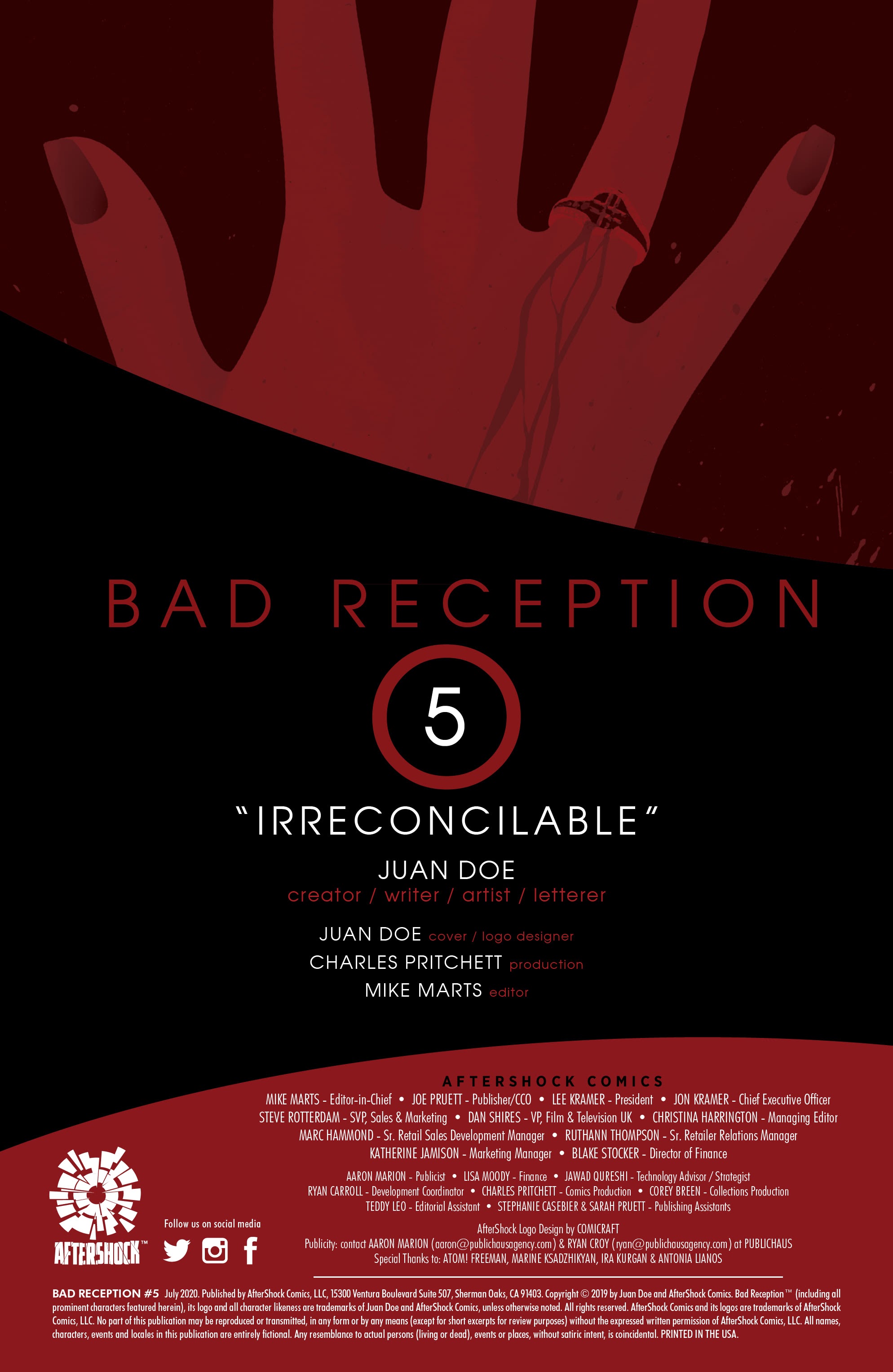 Read online Bad Reception comic -  Issue #5 - 2